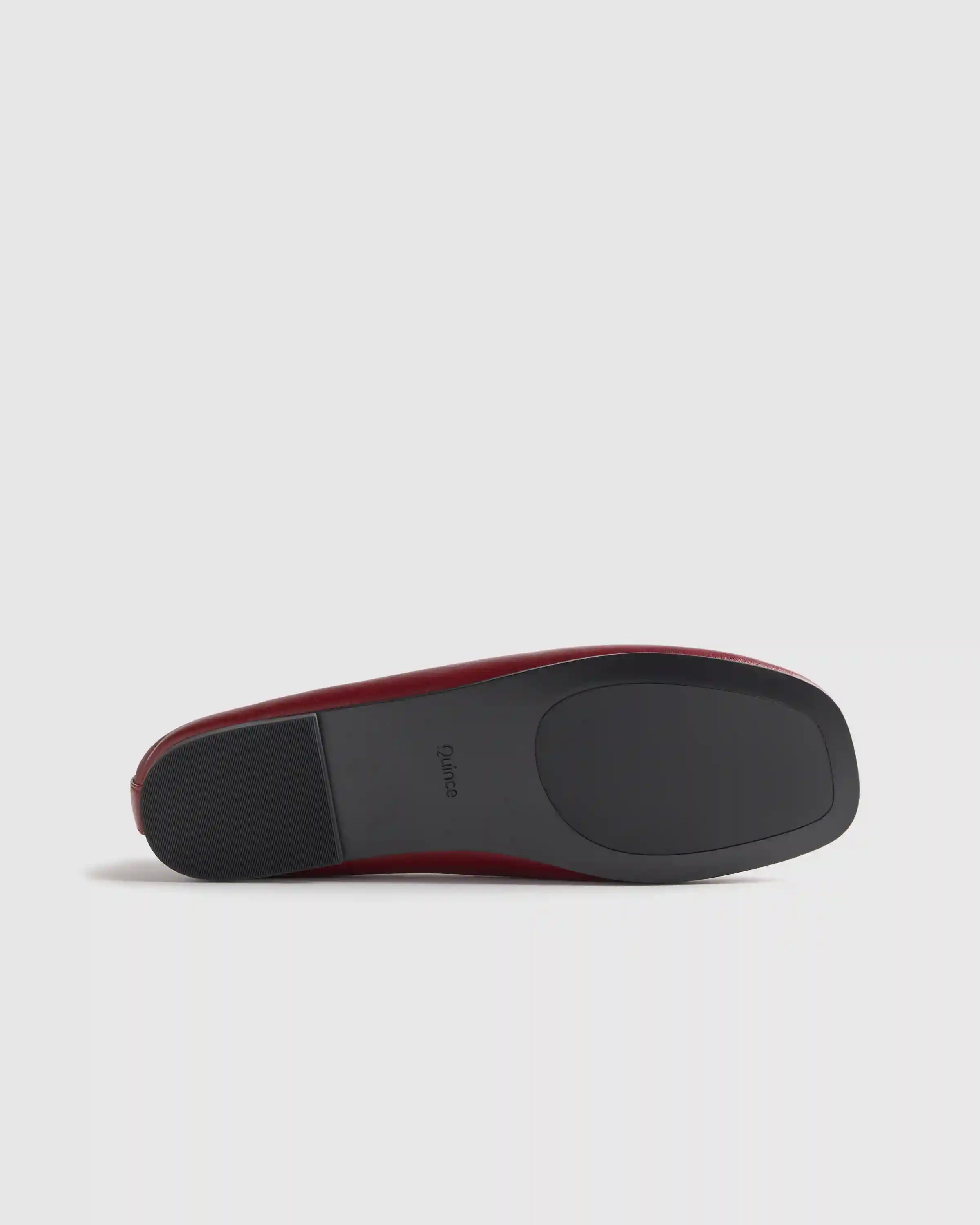 Italian Leather Keyhole Ballet Flat