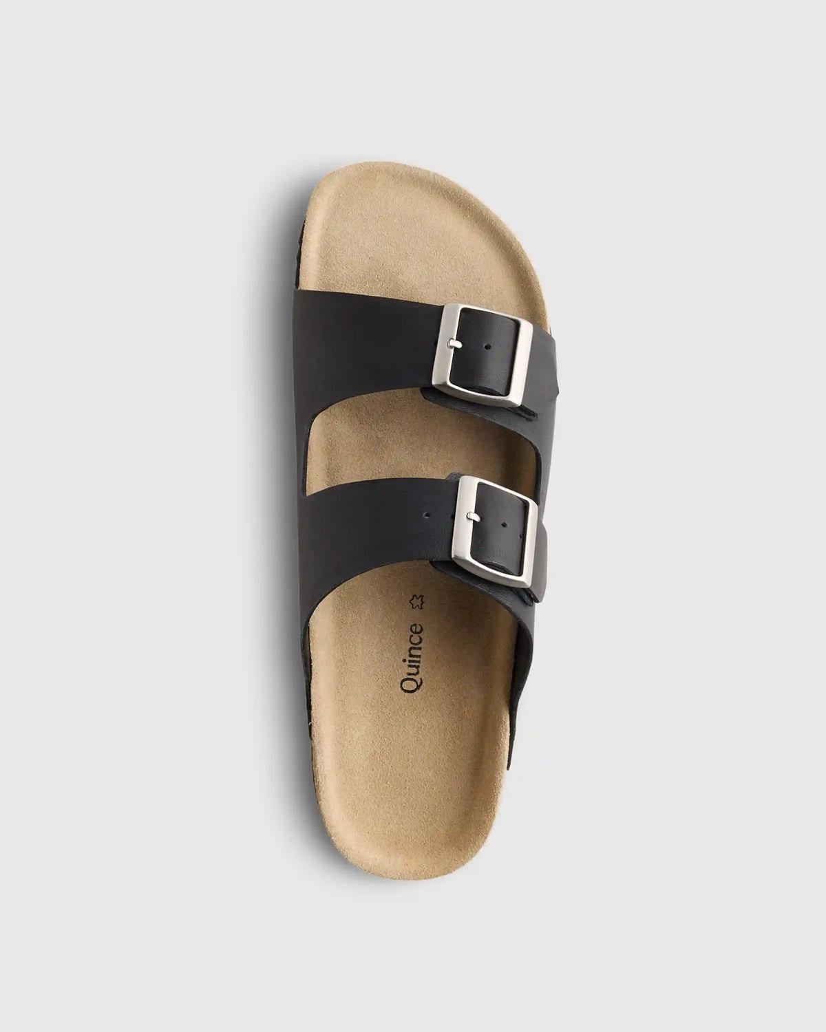 Nappa Leather Double Buckle Slide