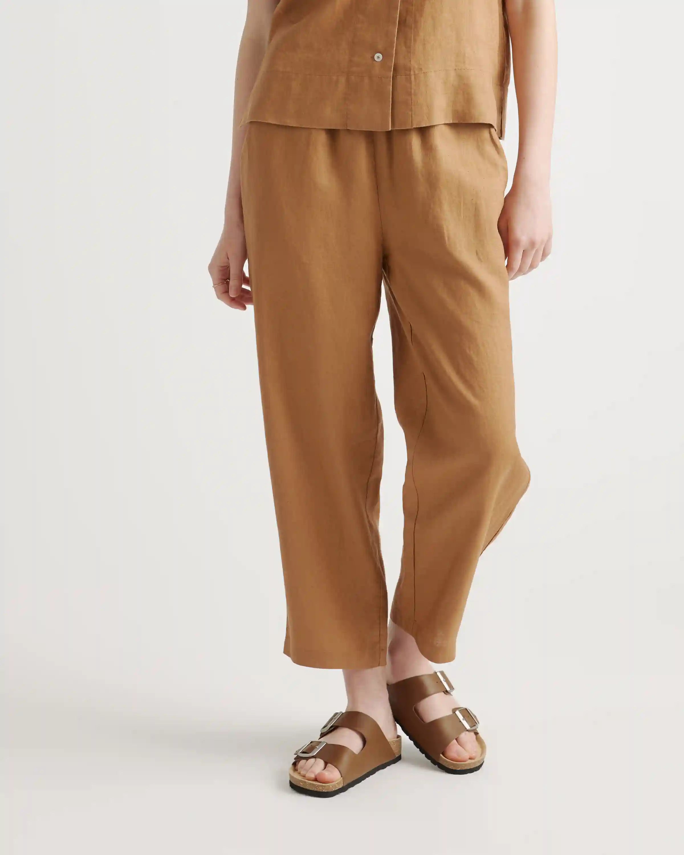 Nappa Leather Double Buckle Slide
