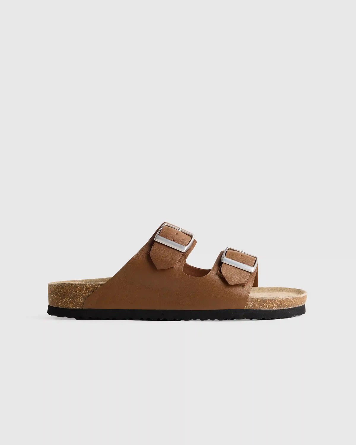 Nappa Leather Double Buckle Slide
