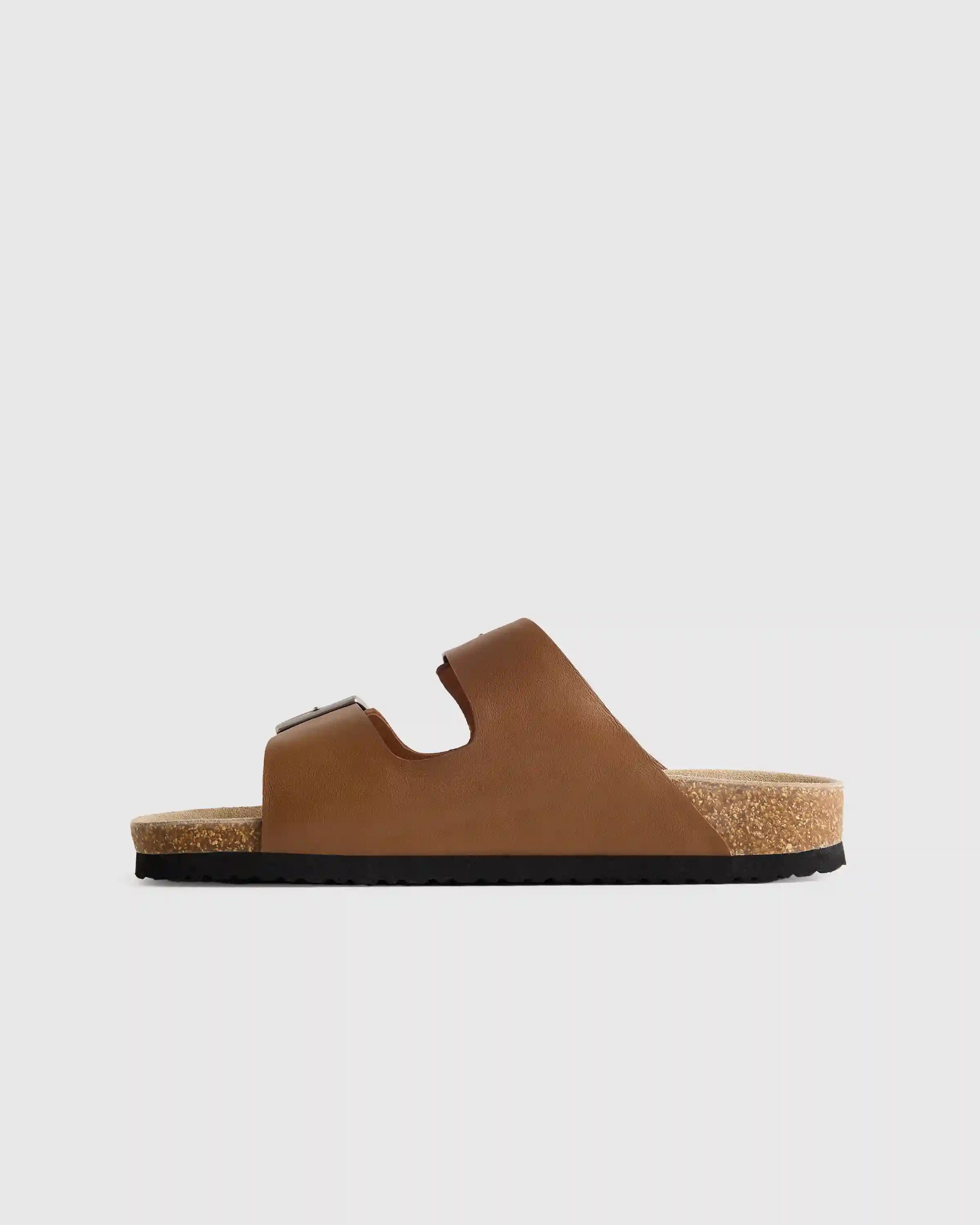Nappa Leather Double Buckle Slide
