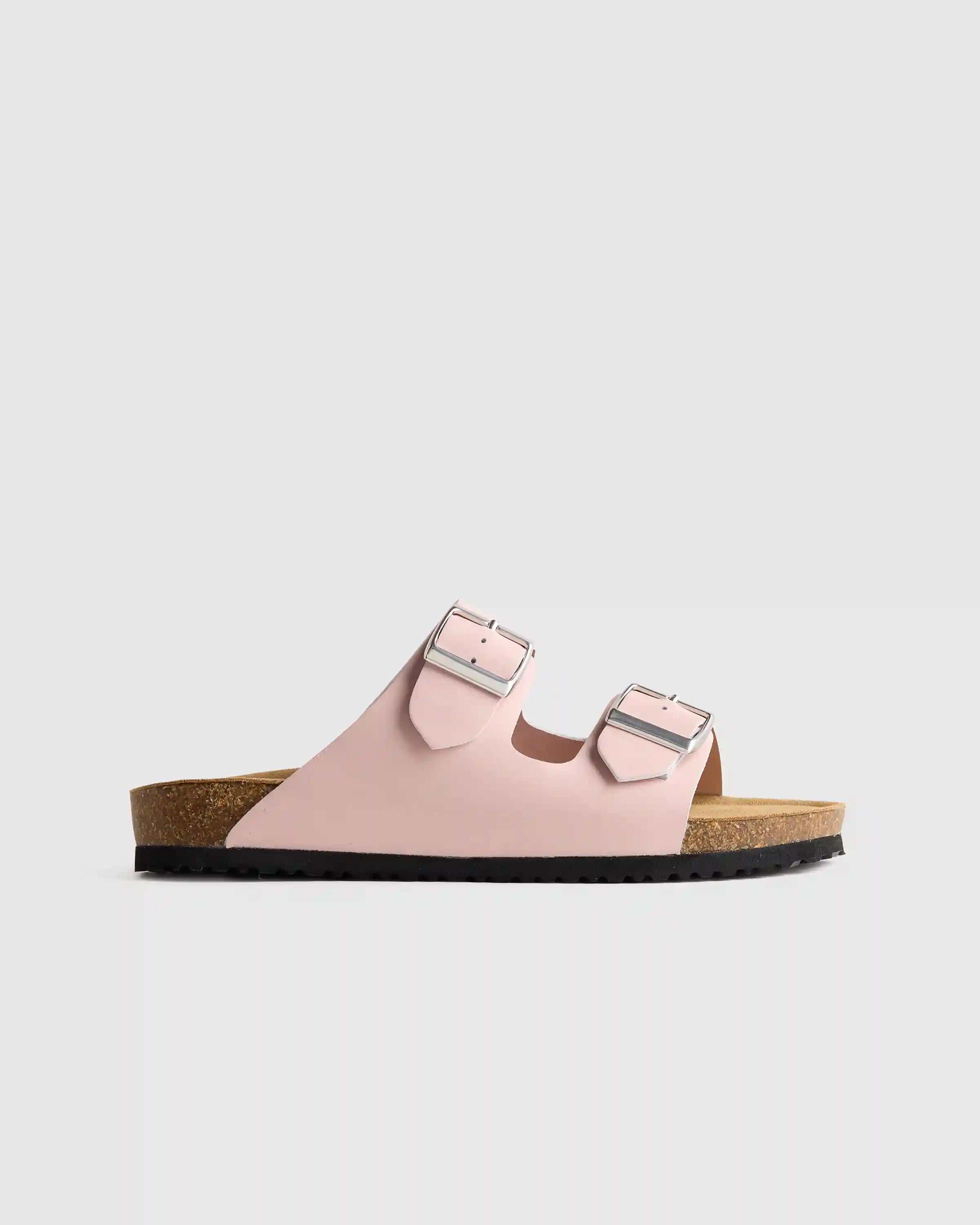 Nappa Leather Double Buckle Slide