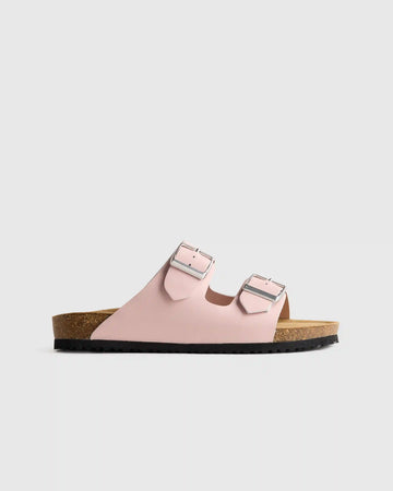 Nappa Leather Double Buckle Slide