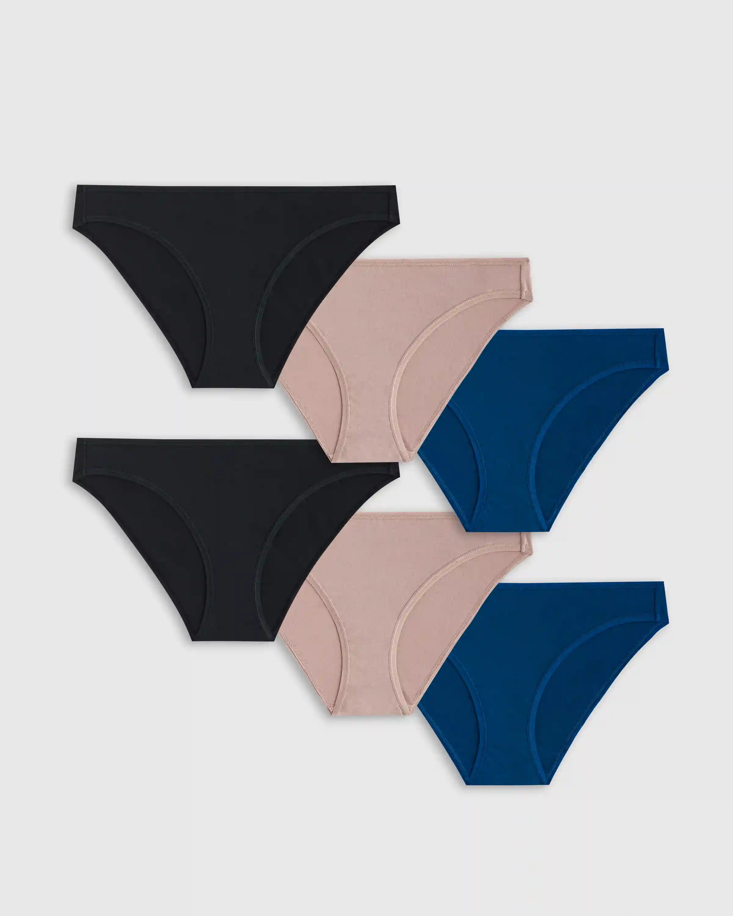 Organic Cotton Bikini (6-pack)