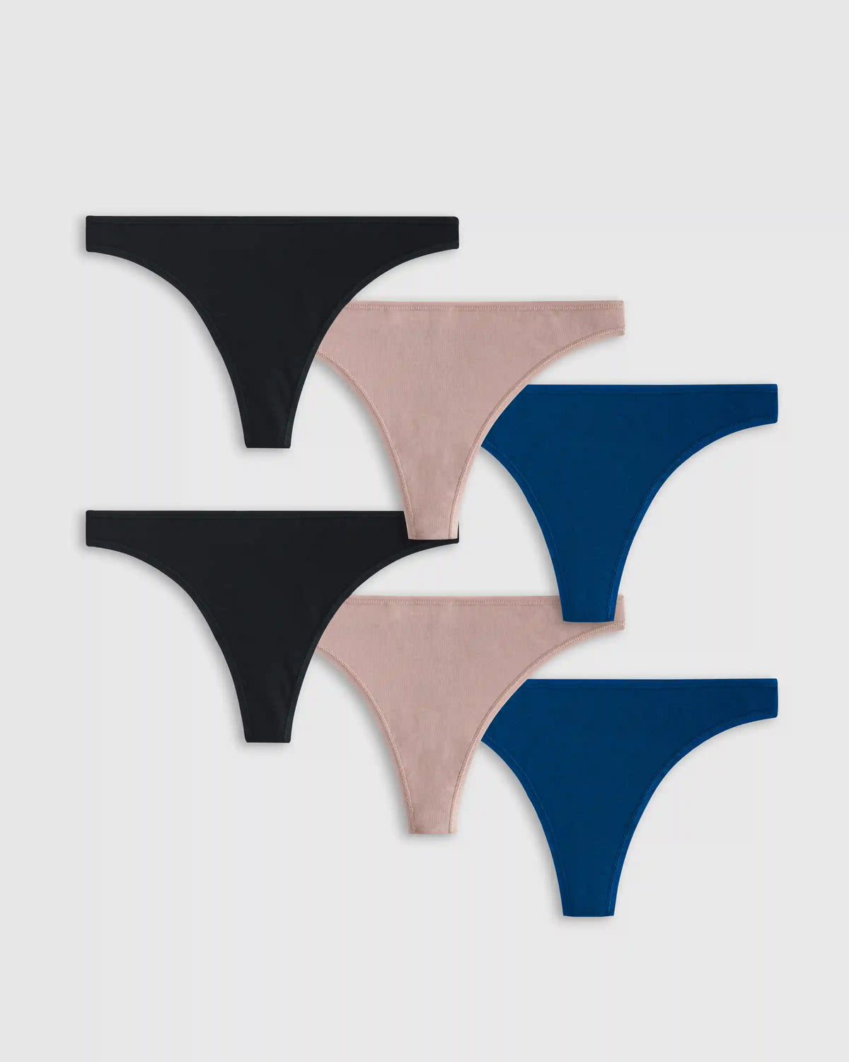 Organic Cotton Thong (6-pack)