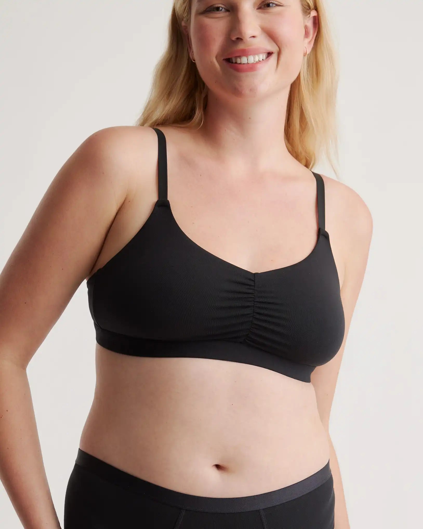 Micromodal Ruched Bralette (2-pack)