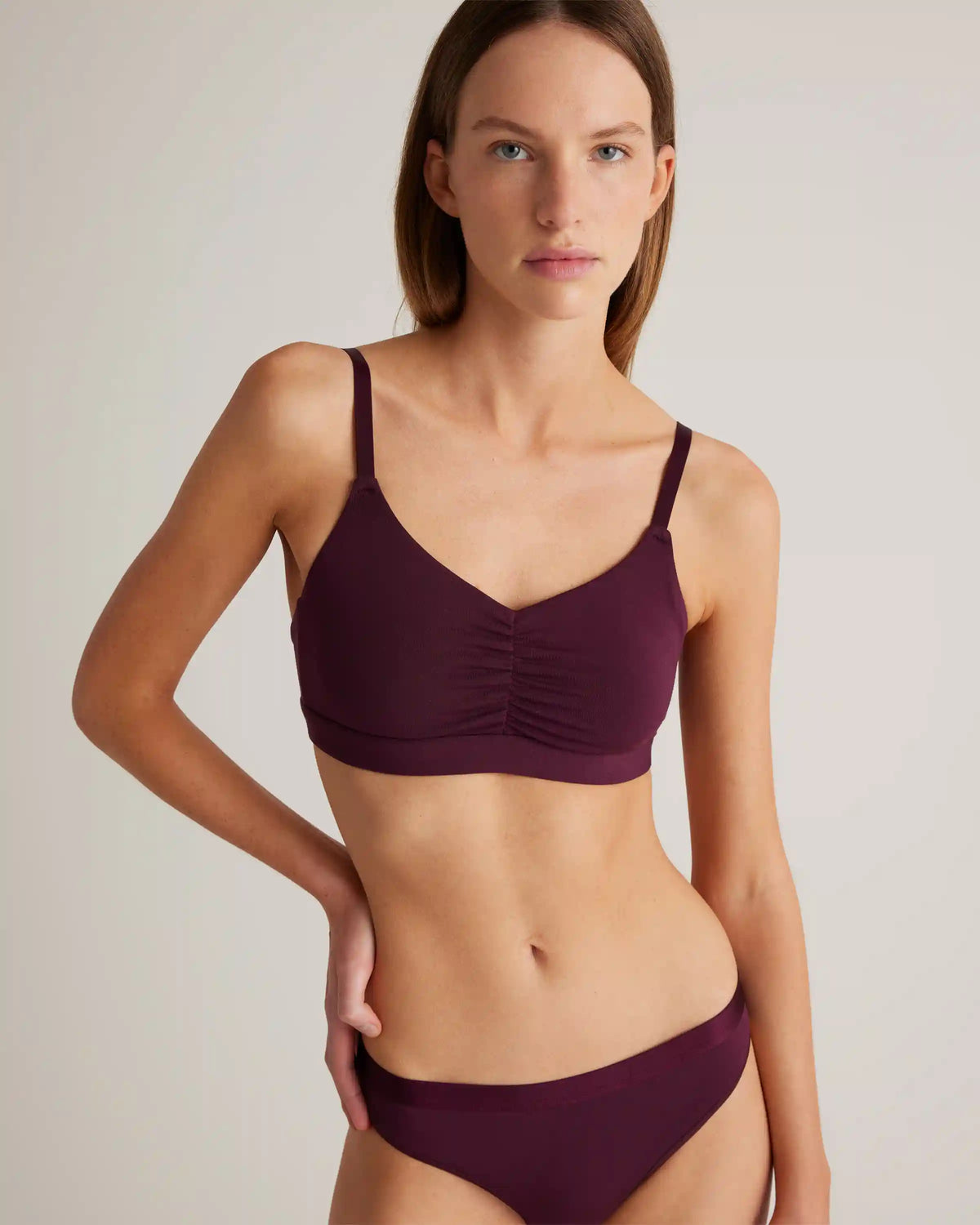 Micromodal Ruched Bralette (2-pack)