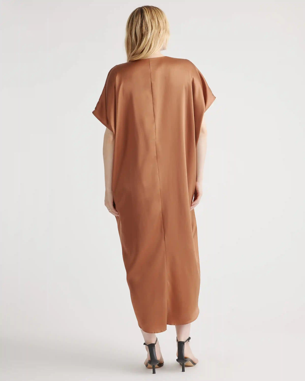 100% Washable Silk Maternity Dress