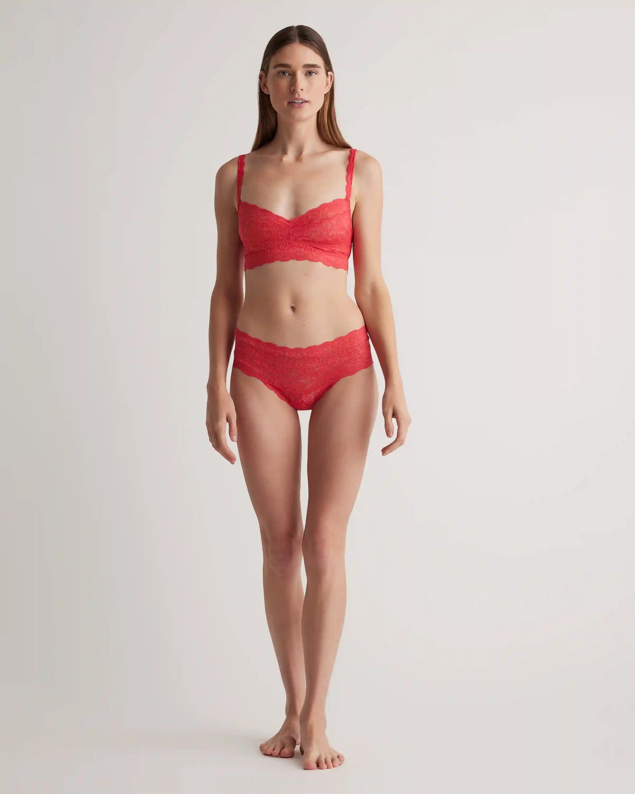Stretch Lace Sweetheart Bralette (2-pack)