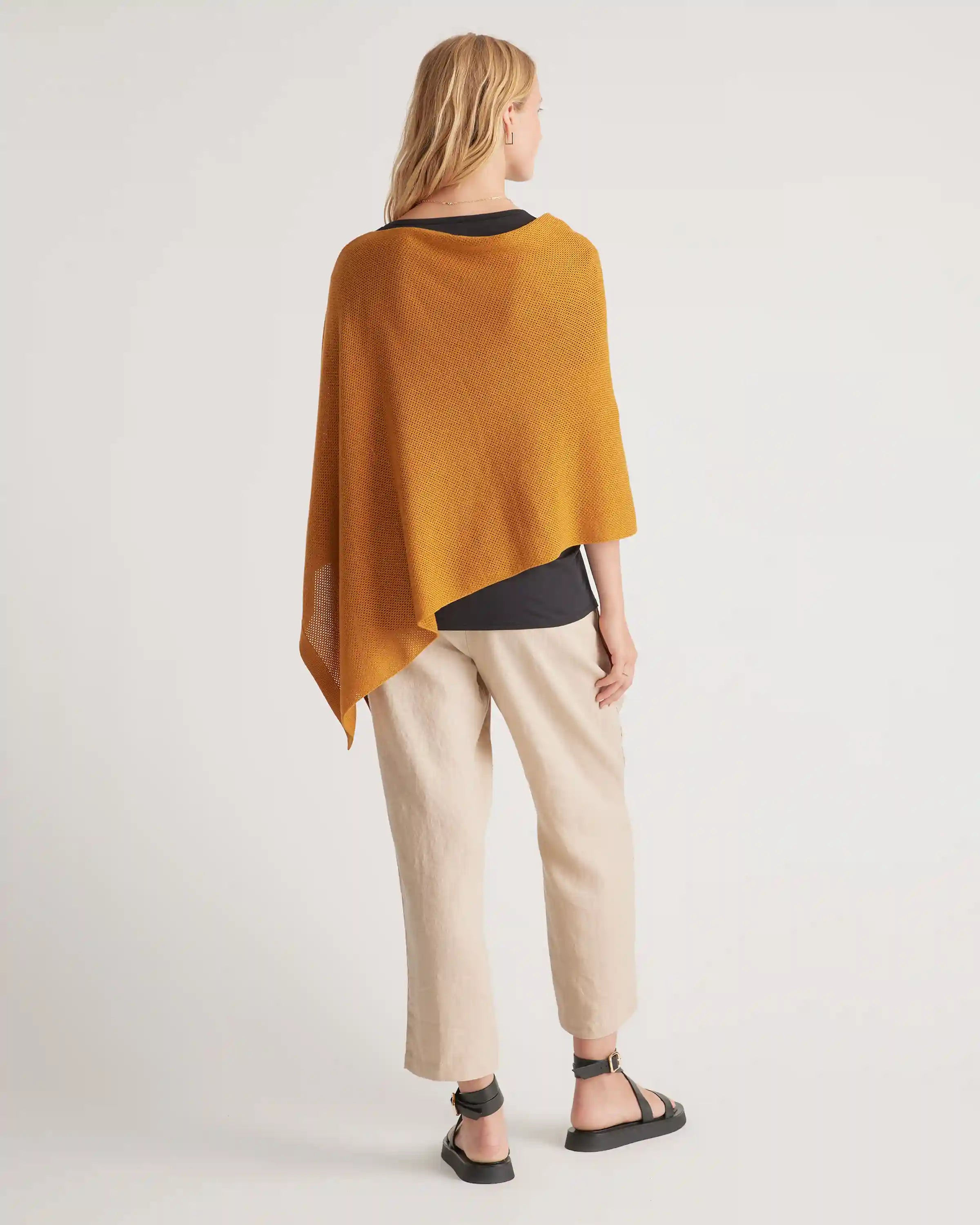 Lightweight Cotton Cashmere Nursing Shawl