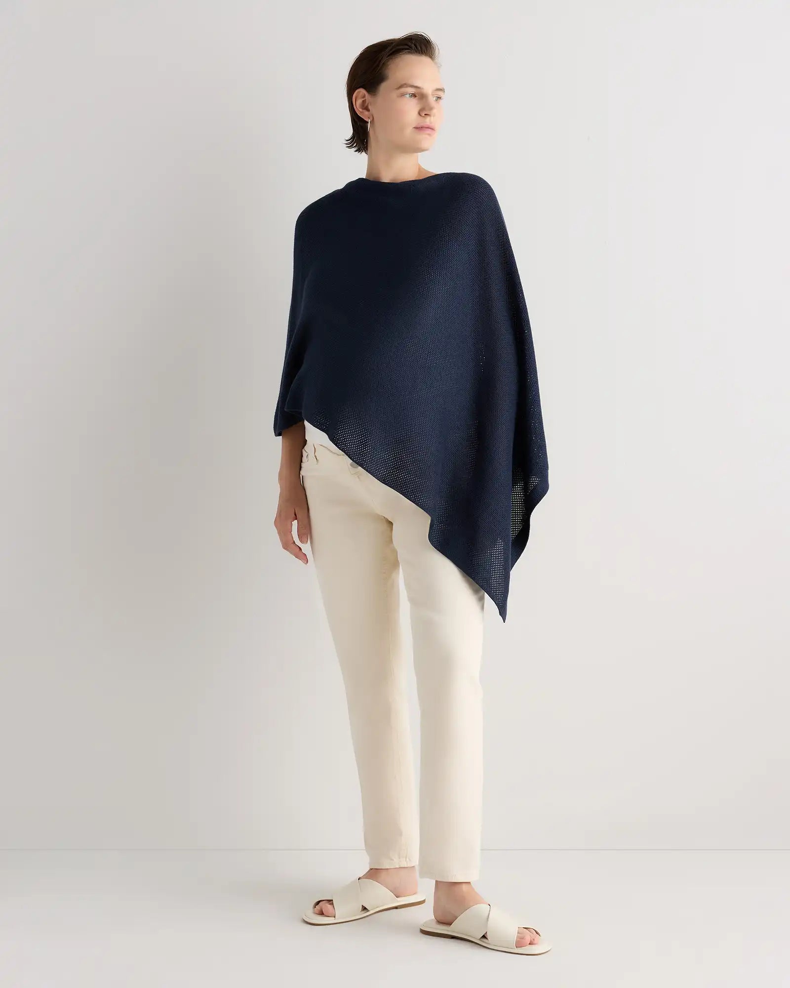 Lightweight Cotton Cashmere Nursing Shawl