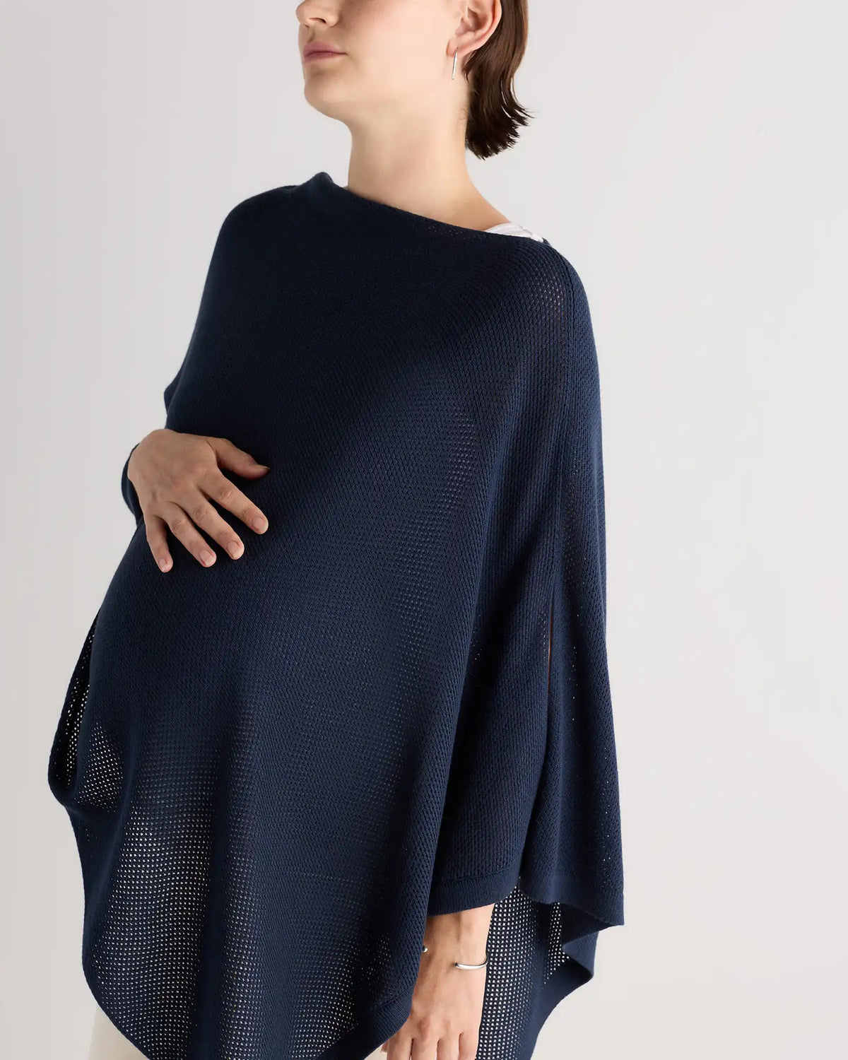 Lightweight Cotton Cashmere Nursing Shawl