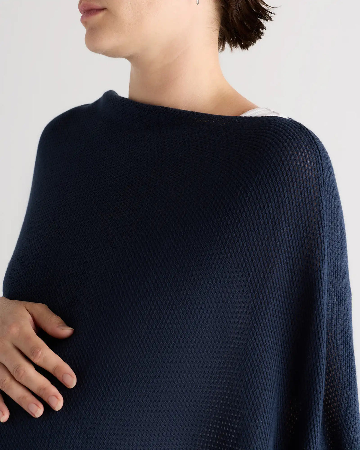 Lightweight Cotton Cashmere Nursing Shawl
