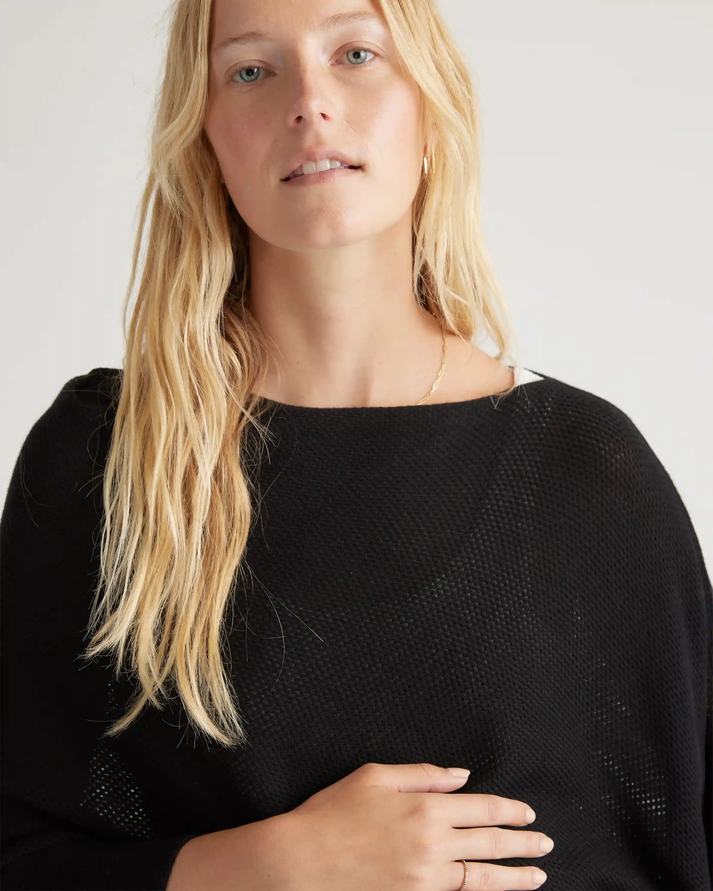Lightweight Cotton Cashmere Nursing Shawl