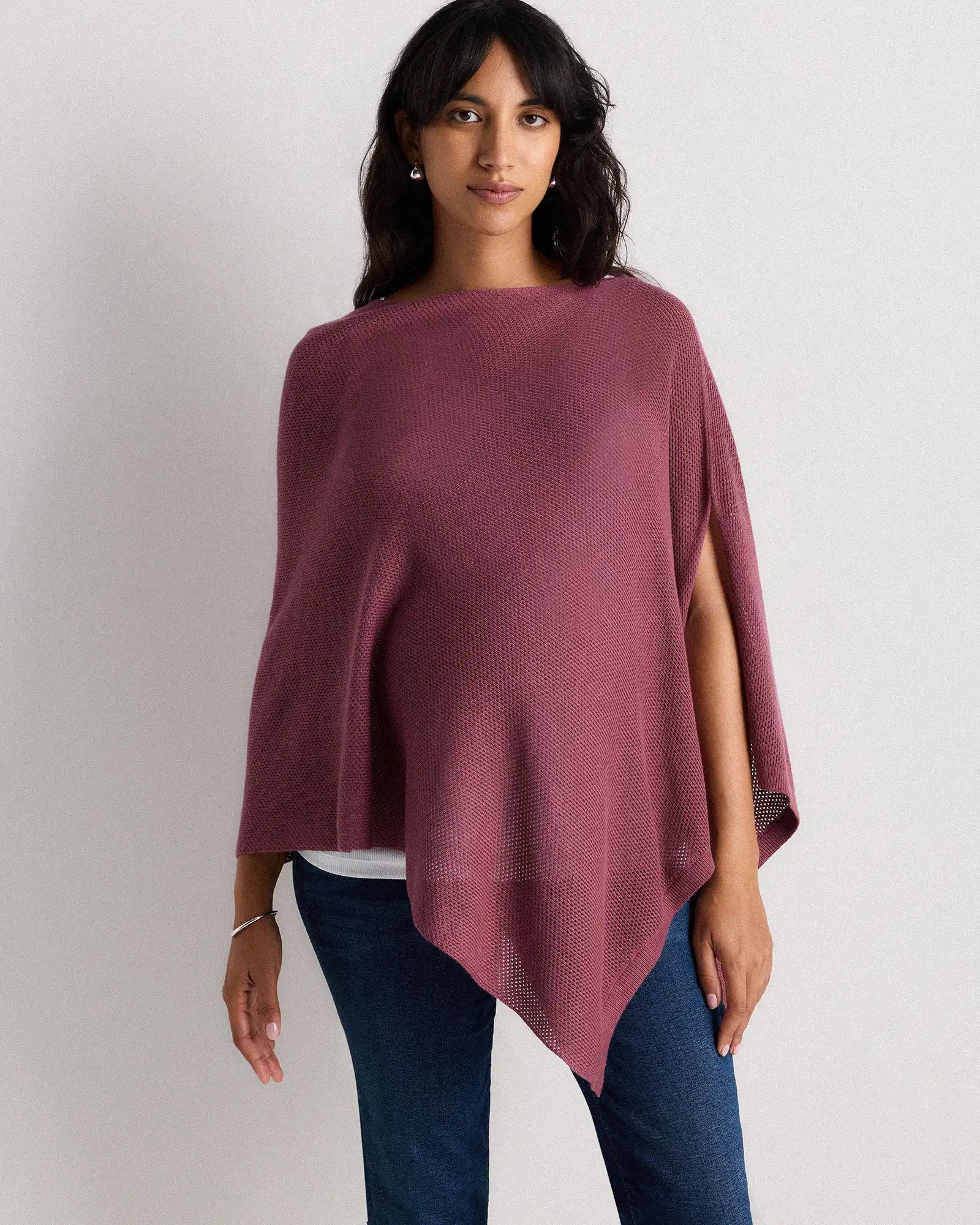 Lightweight Cotton Cashmere Nursing Shawl