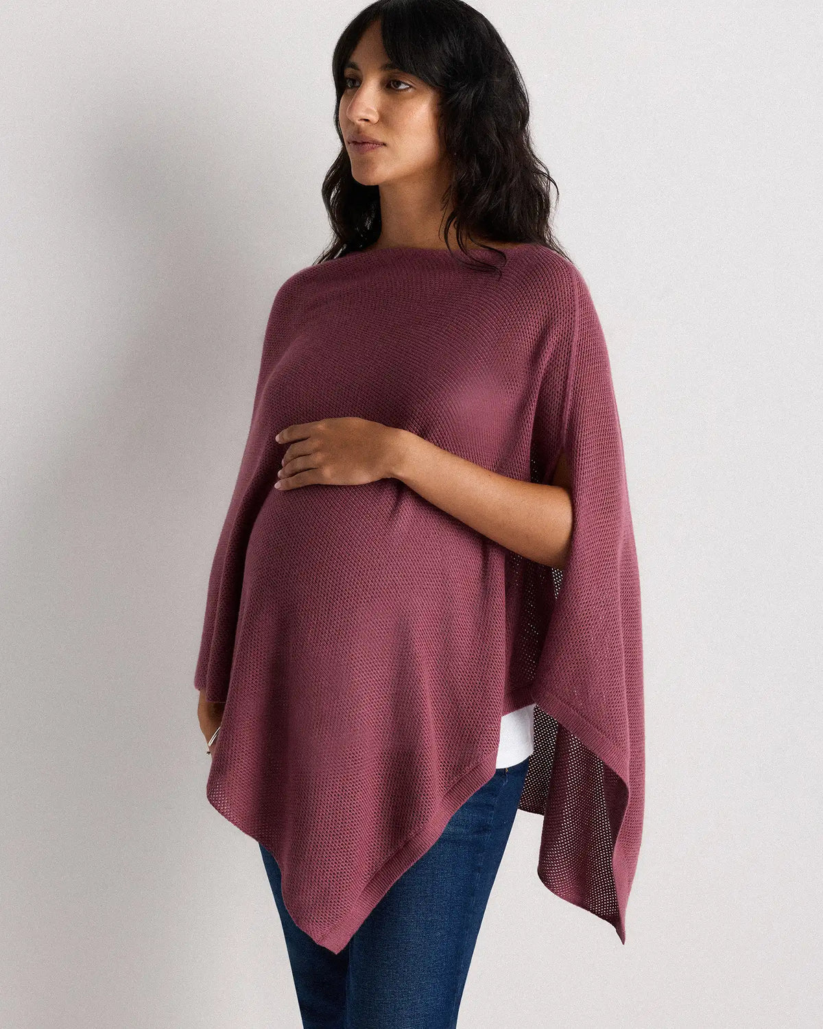 Lightweight Cotton Cashmere Nursing Shawl