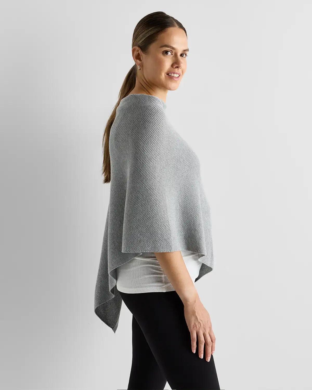 Lightweight Cotton Cashmere Nursing Shawl