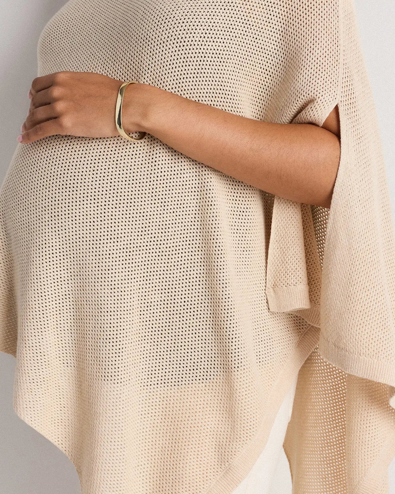 Lightweight Cotton Cashmere Nursing Shawl