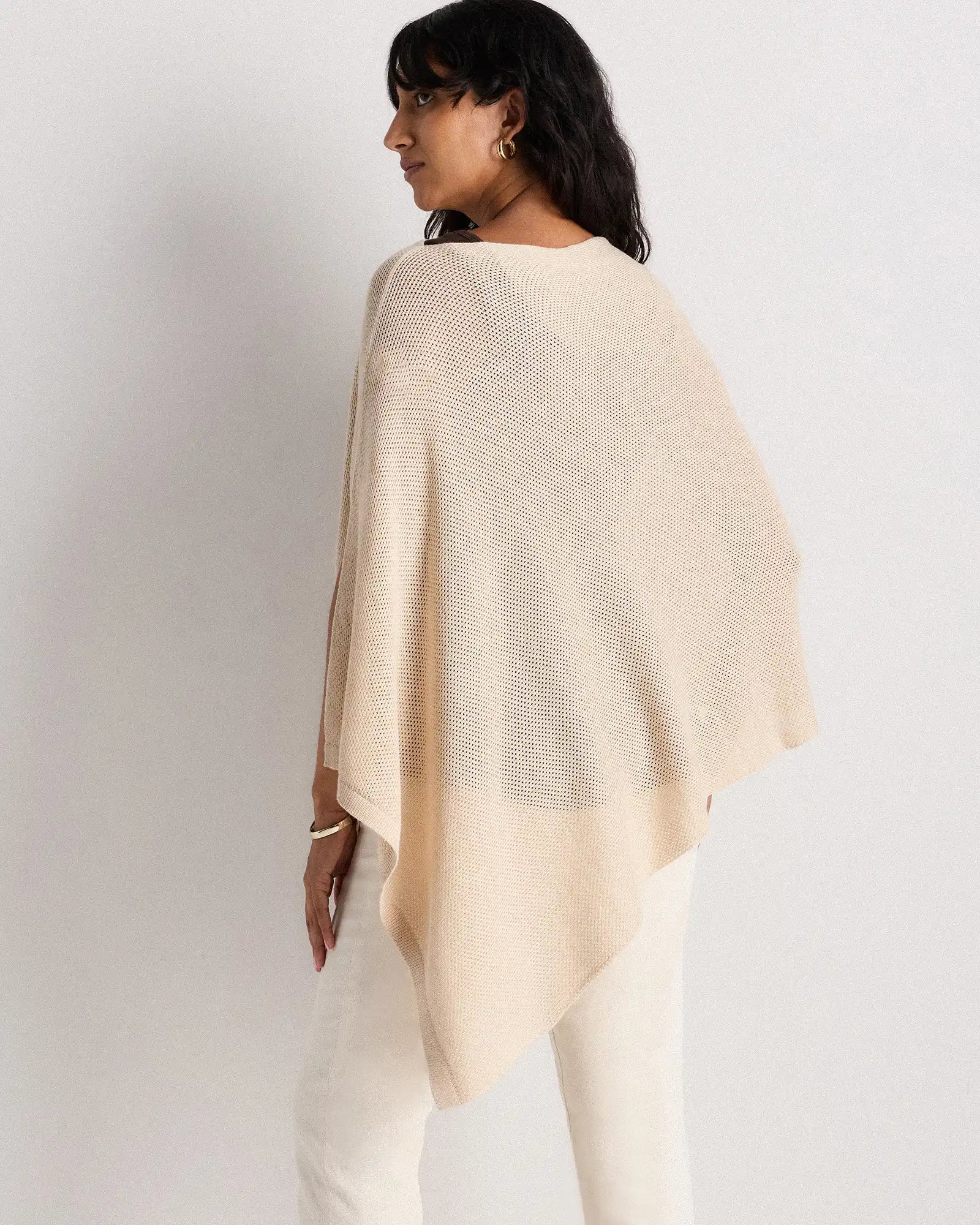 Lightweight Cotton Cashmere Nursing Shawl
