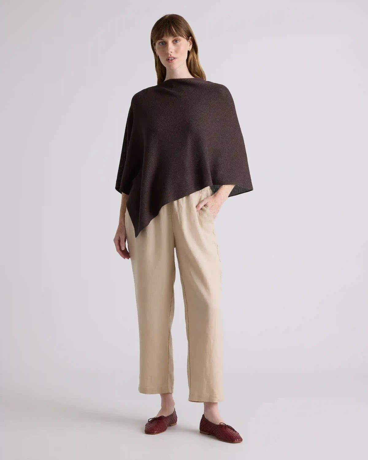 Lightweight Cotton Cashmere Nursing Shawl