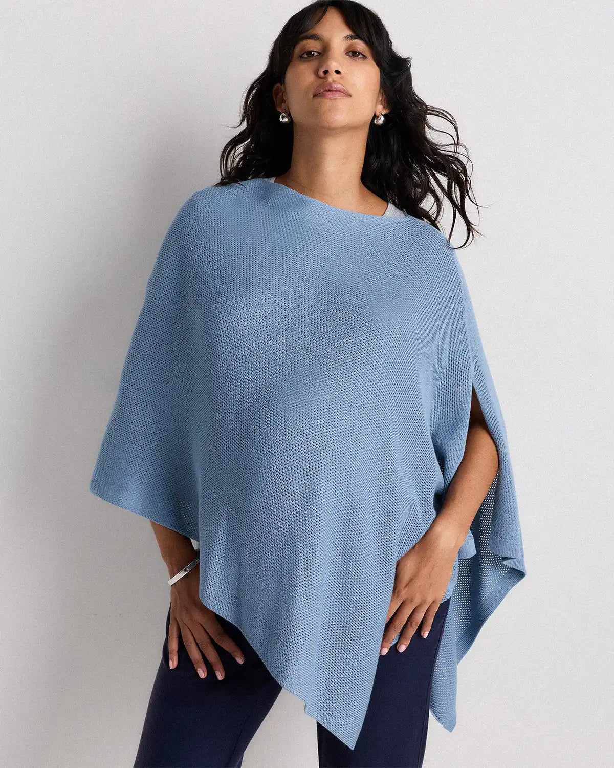 Lightweight Cotton Cashmere Nursing Shawl