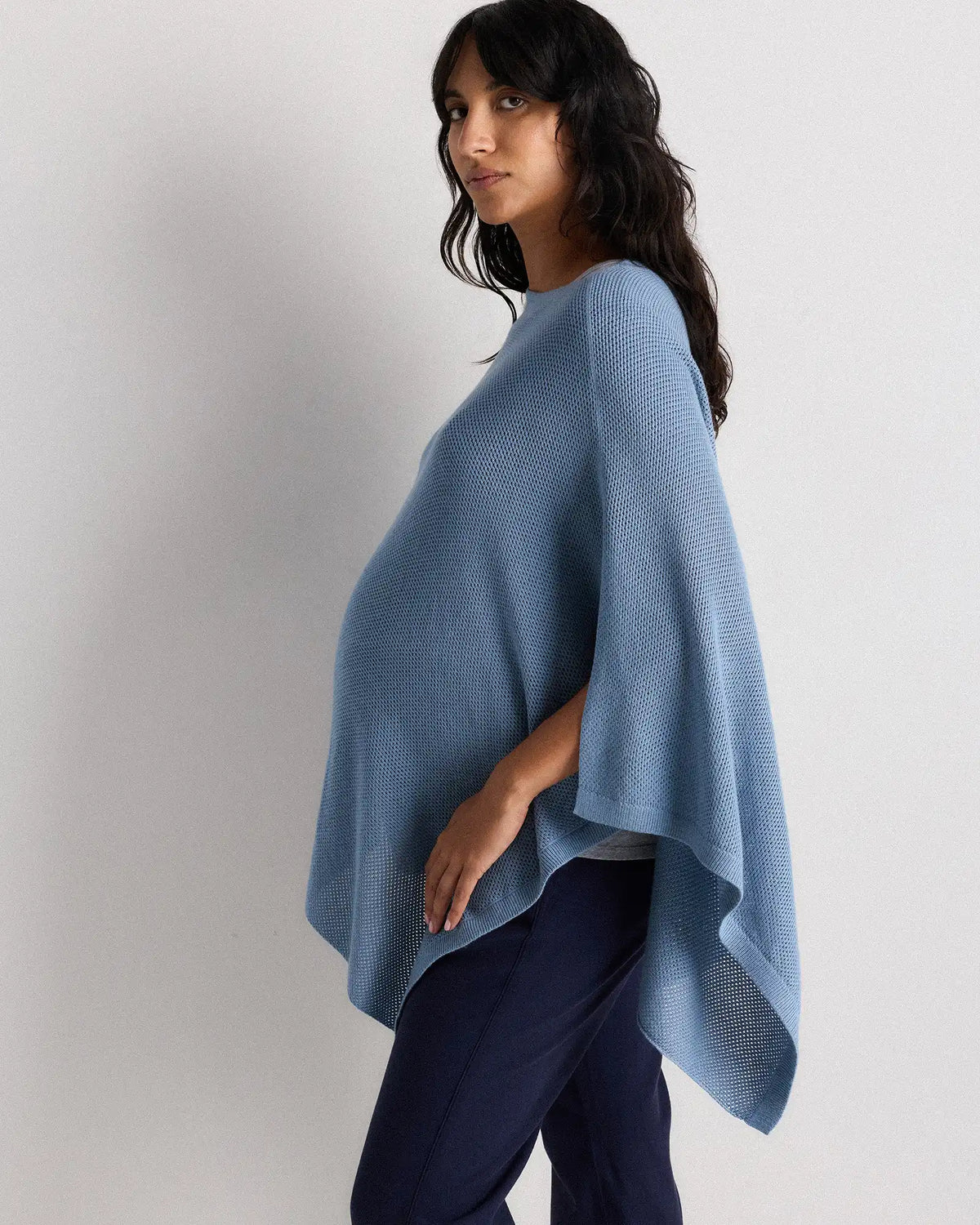 Lightweight Cotton Cashmere Nursing Shawl