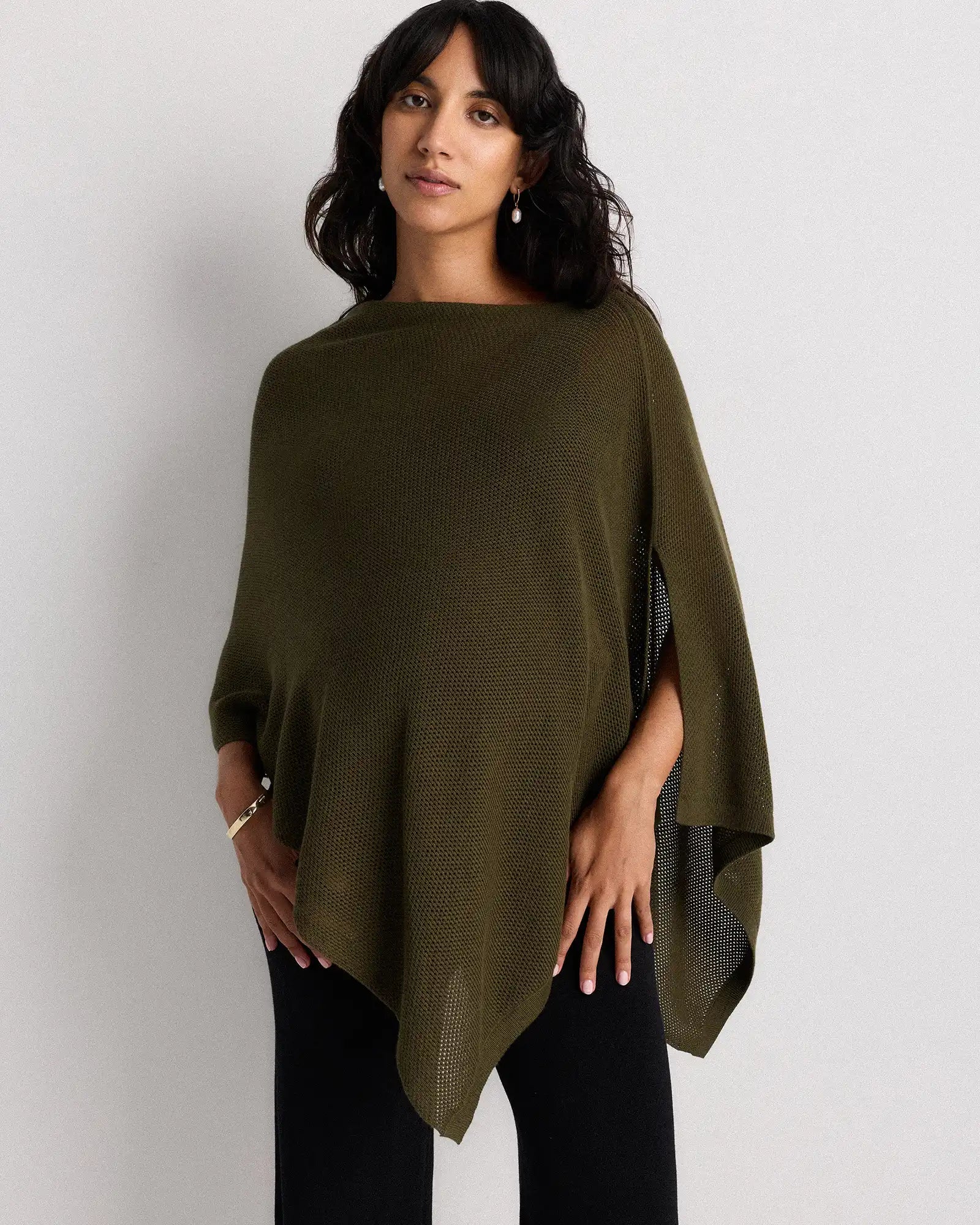 Lightweight Cotton Cashmere Nursing Shawl