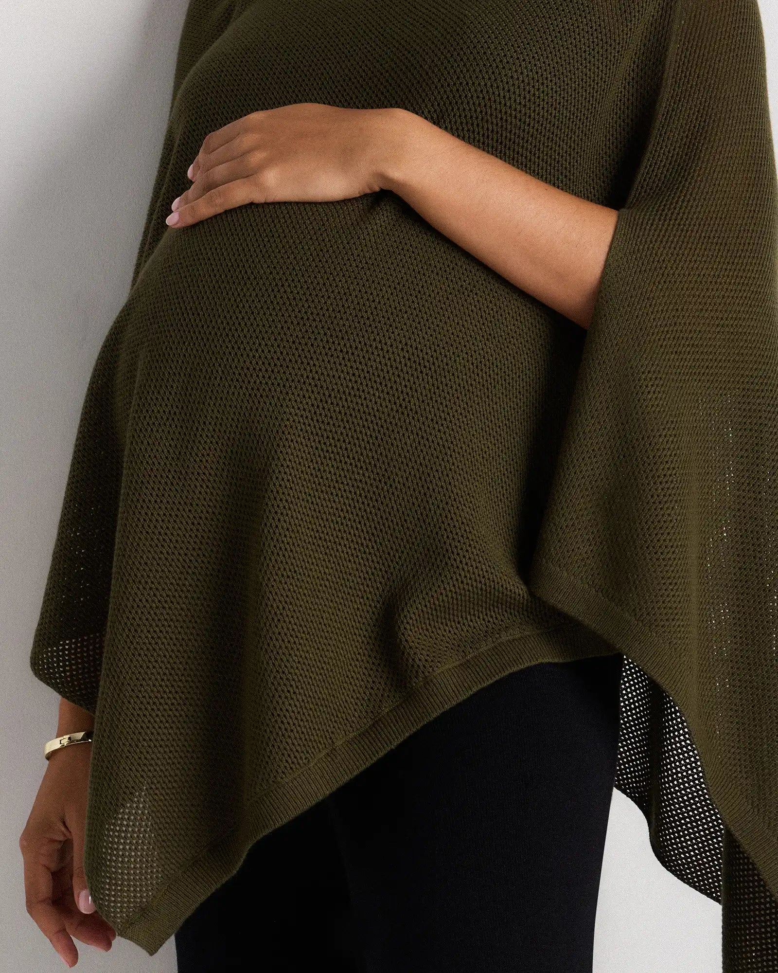 Lightweight Cotton Cashmere Nursing Shawl