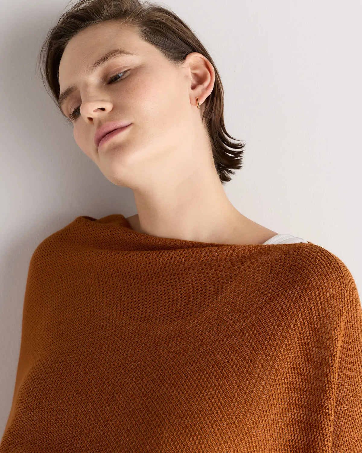 Lightweight Cotton Cashmere Nursing Shawl