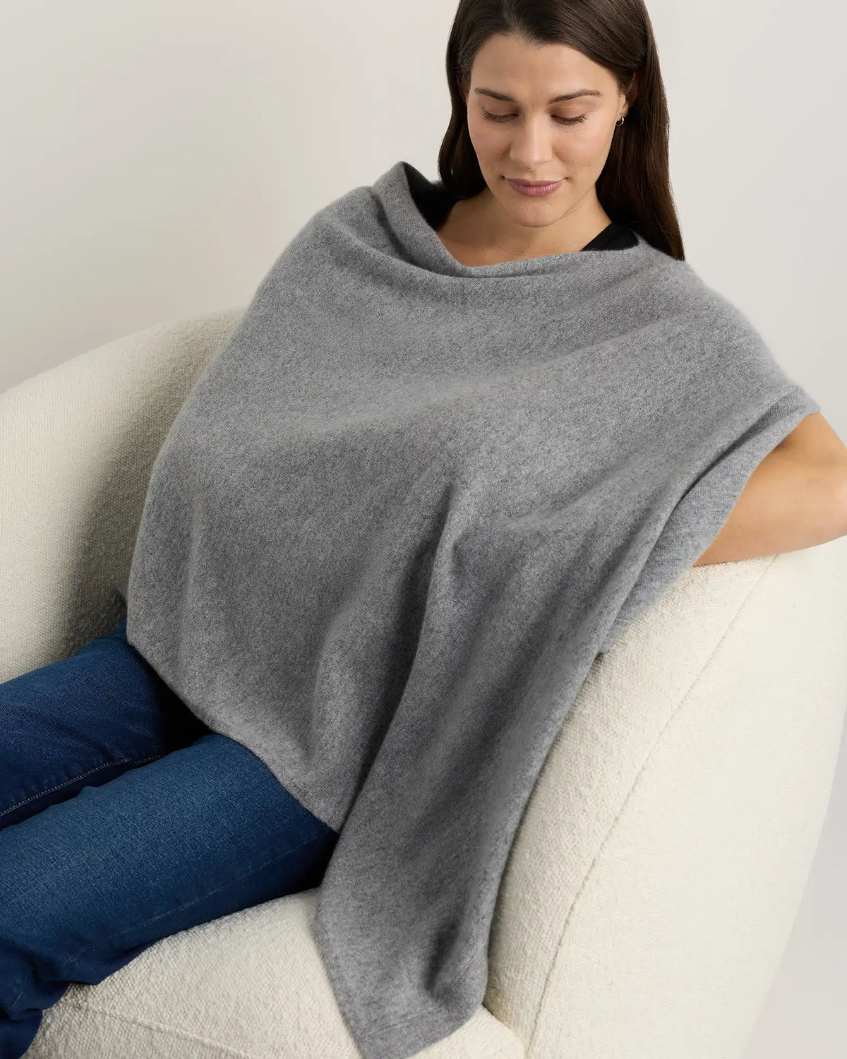 Mongolian Cashmere Nursing Shawl