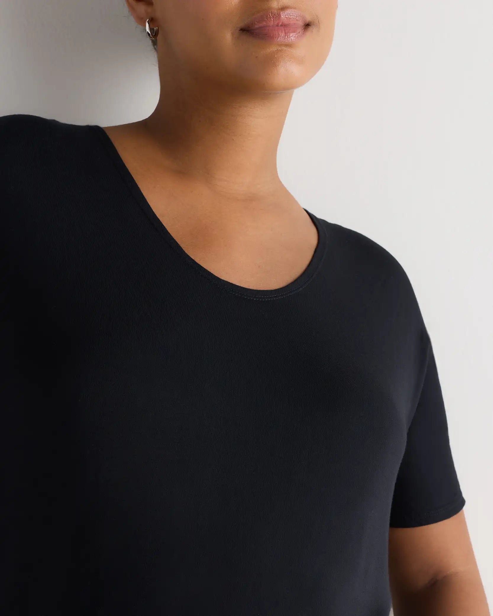 Bamboo Jersey Maternity Dolman Sleeve Tee (2-pack)