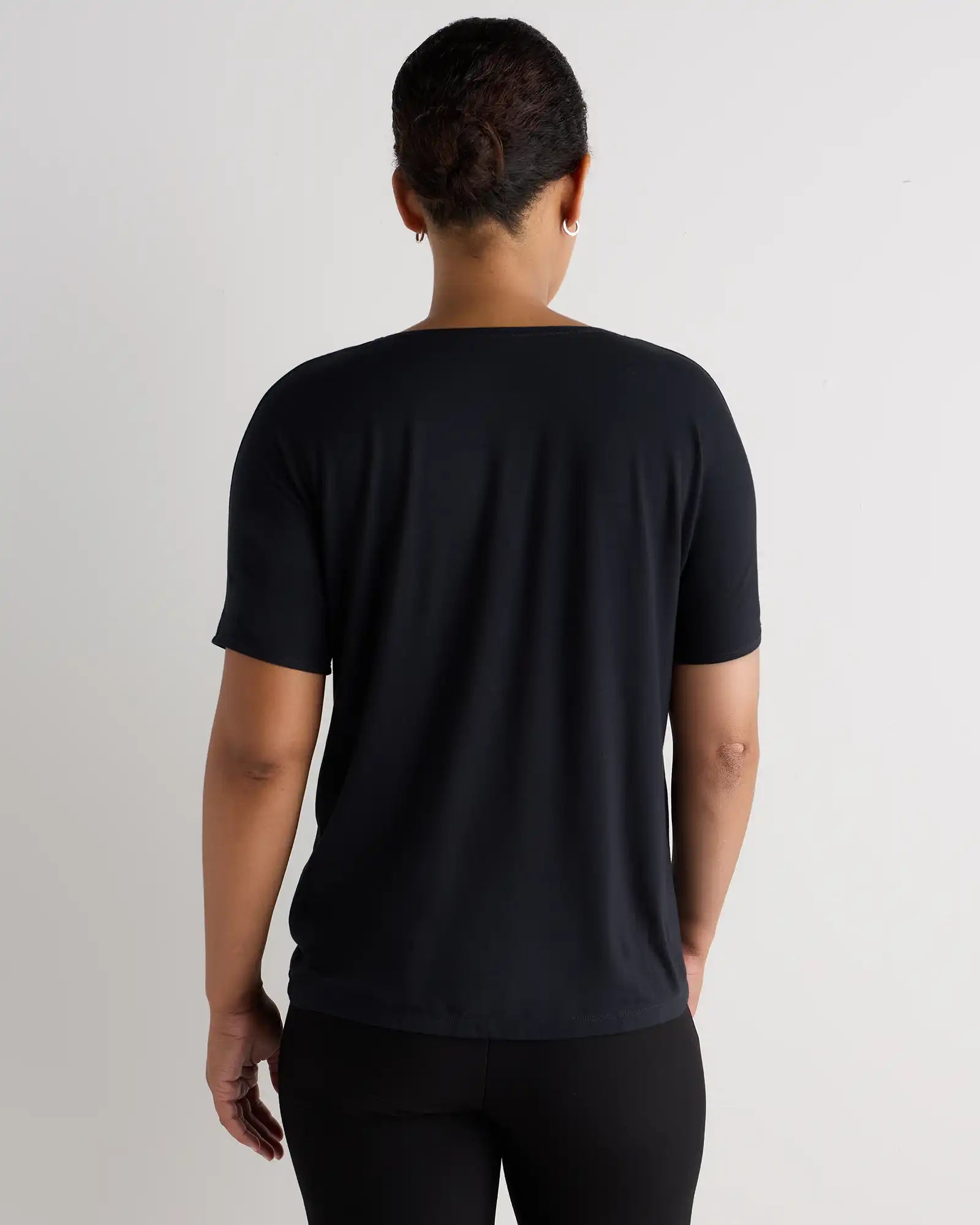 Bamboo Jersey Maternity Dolman Sleeve Tee (2-pack)