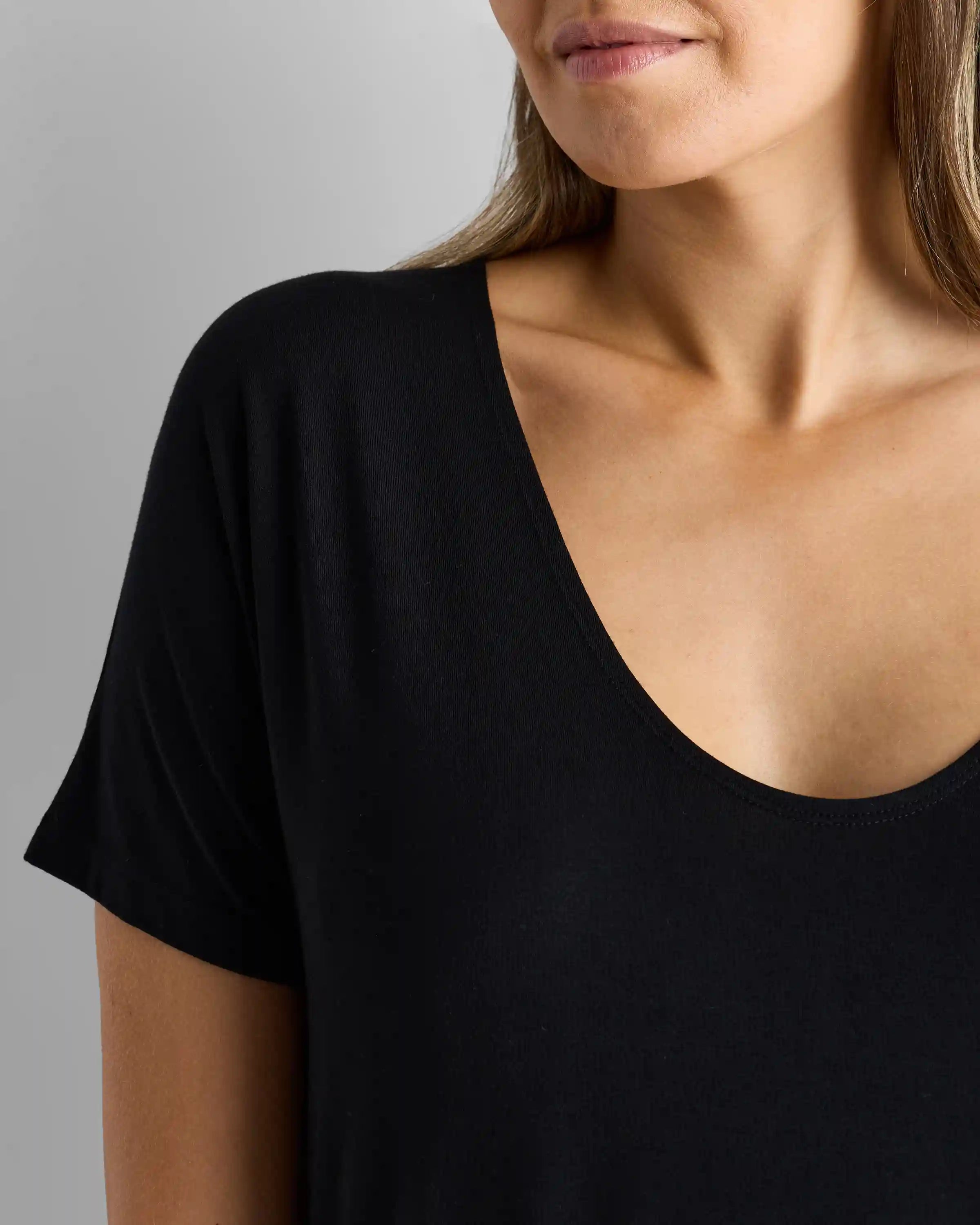 Bamboo Jersey Maternity Dolman Sleeve Tee (2-pack)
