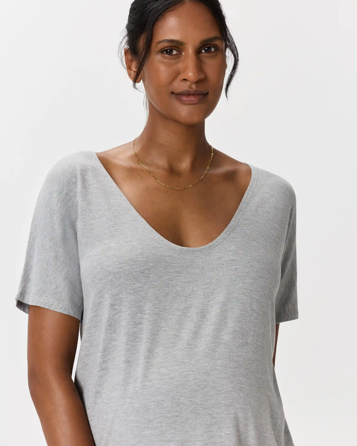 Bamboo Jersey Maternity Dolman Sleeve Tee (2-pack)