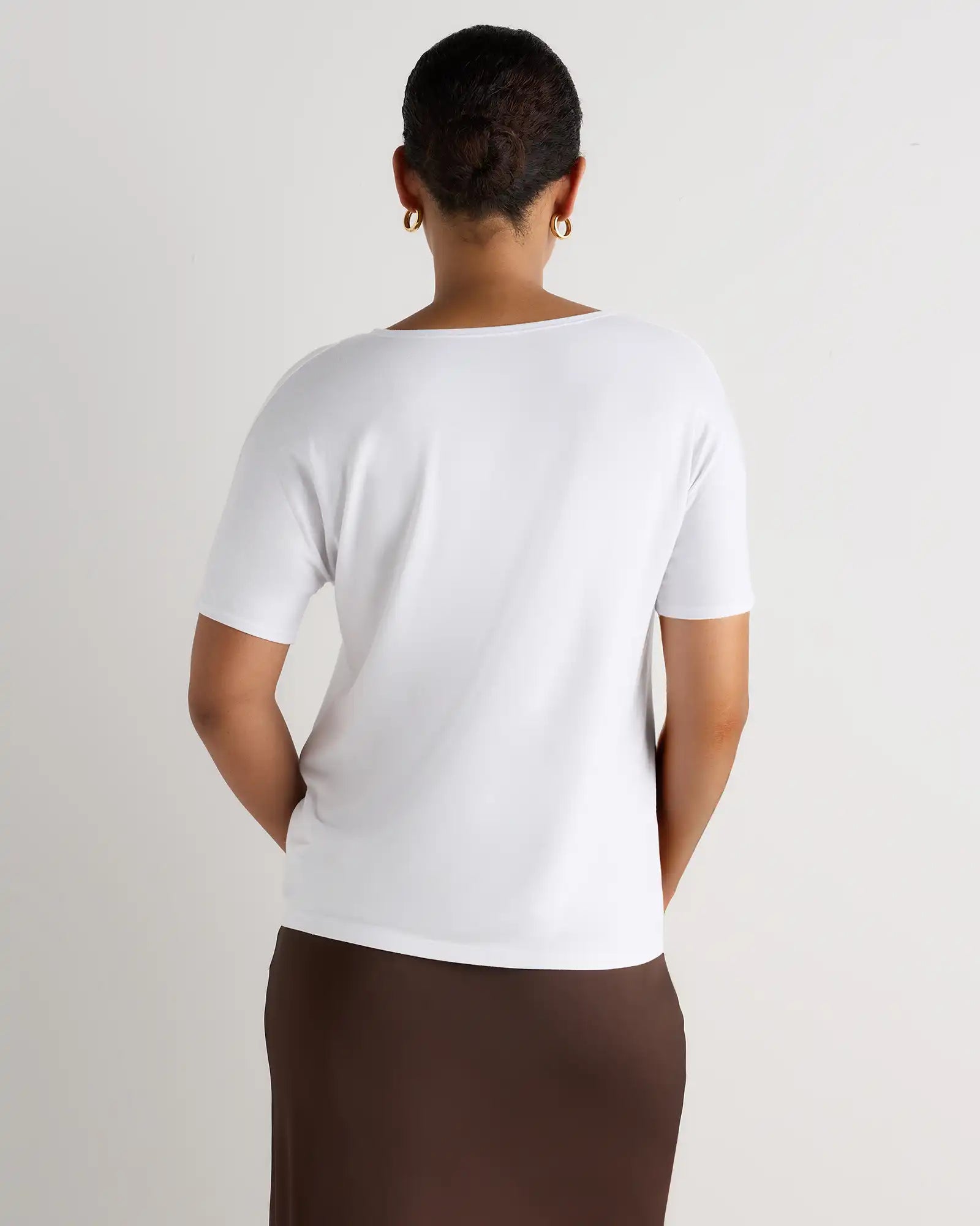 Bamboo Jersey Maternity Dolman Sleeve Tee (2-pack)
