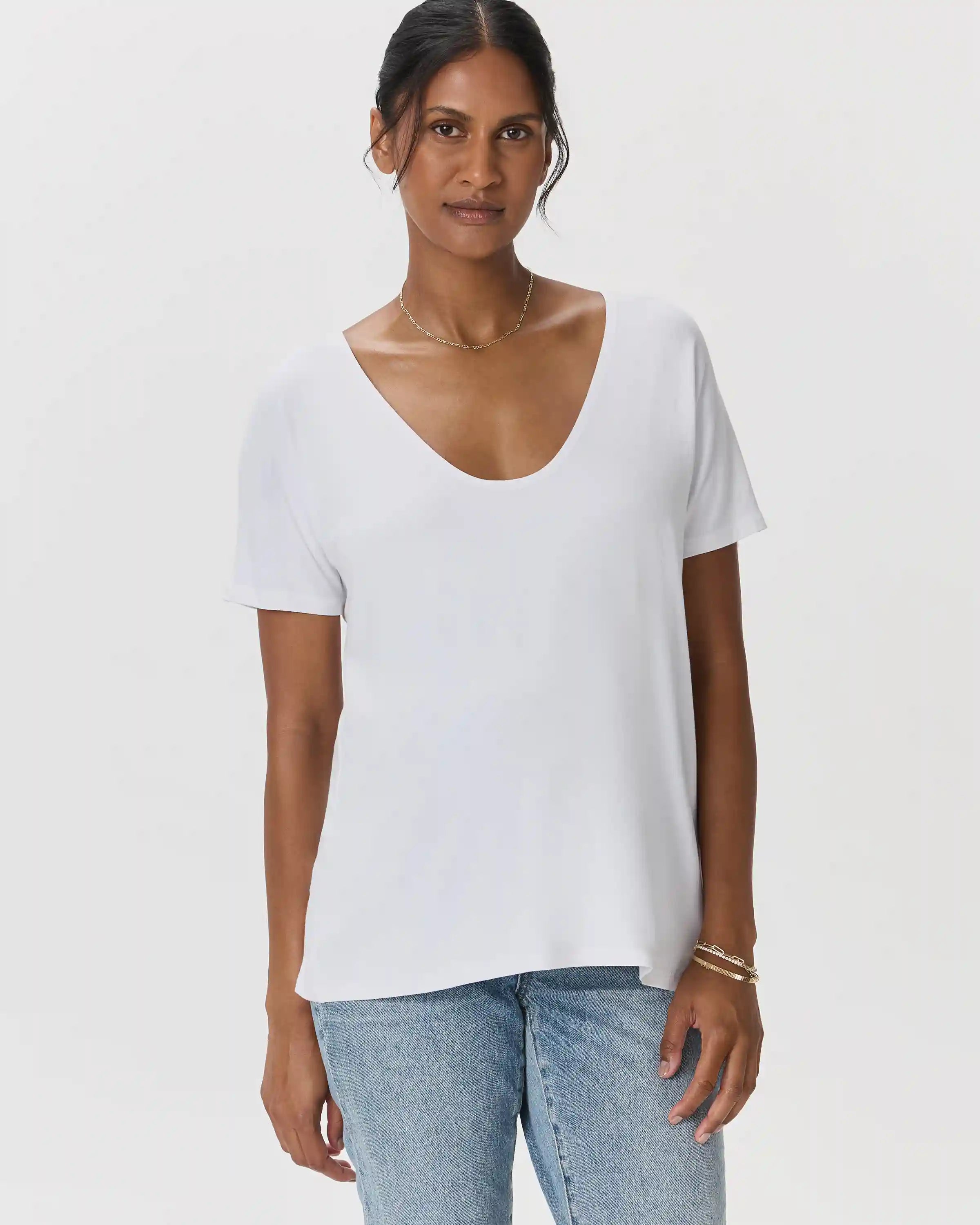 Bamboo Jersey Maternity Dolman Sleeve Tee (2-pack)