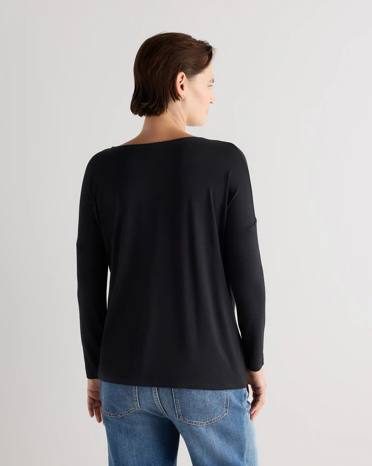 Bamboo Jersey Maternity Long Sleeve Tee (2-pack)