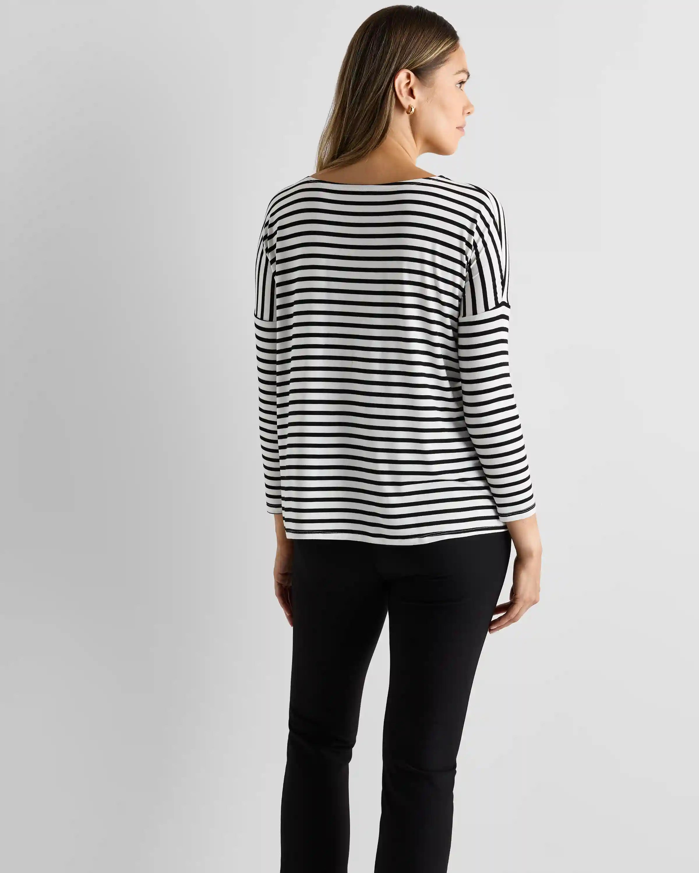 Bamboo Jersey Maternity Long Sleeve Tee (2-pack)