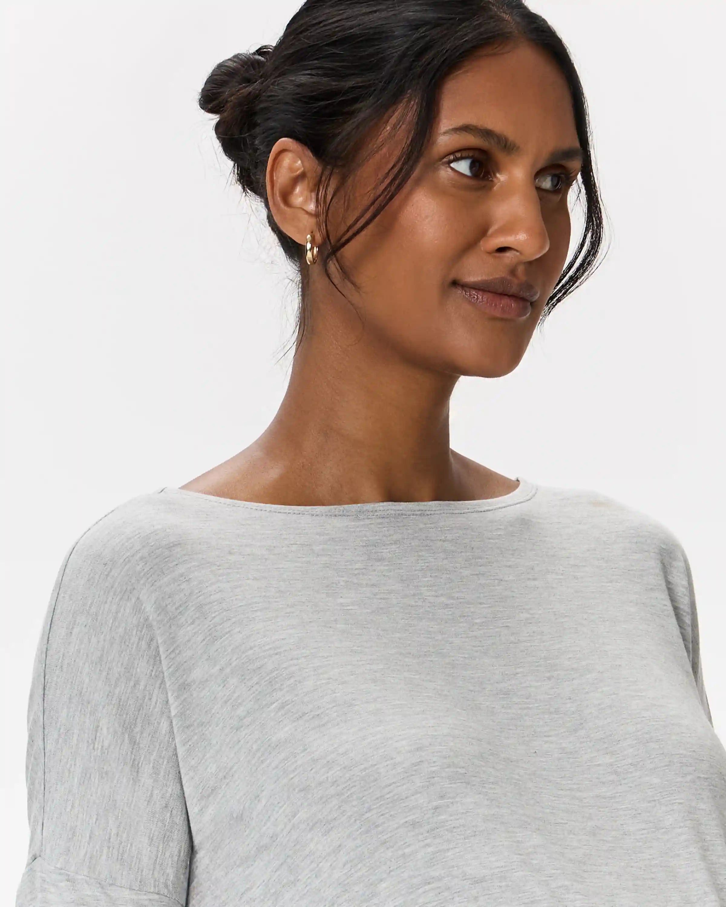 Bamboo Jersey Maternity Long Sleeve Tee (2-pack)