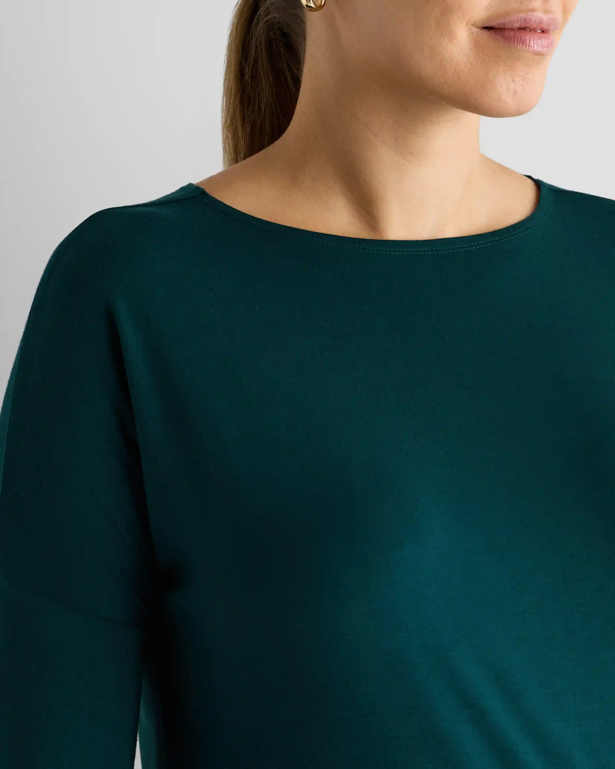 Bamboo Jersey Maternity Long Sleeve Tee (2-pack)