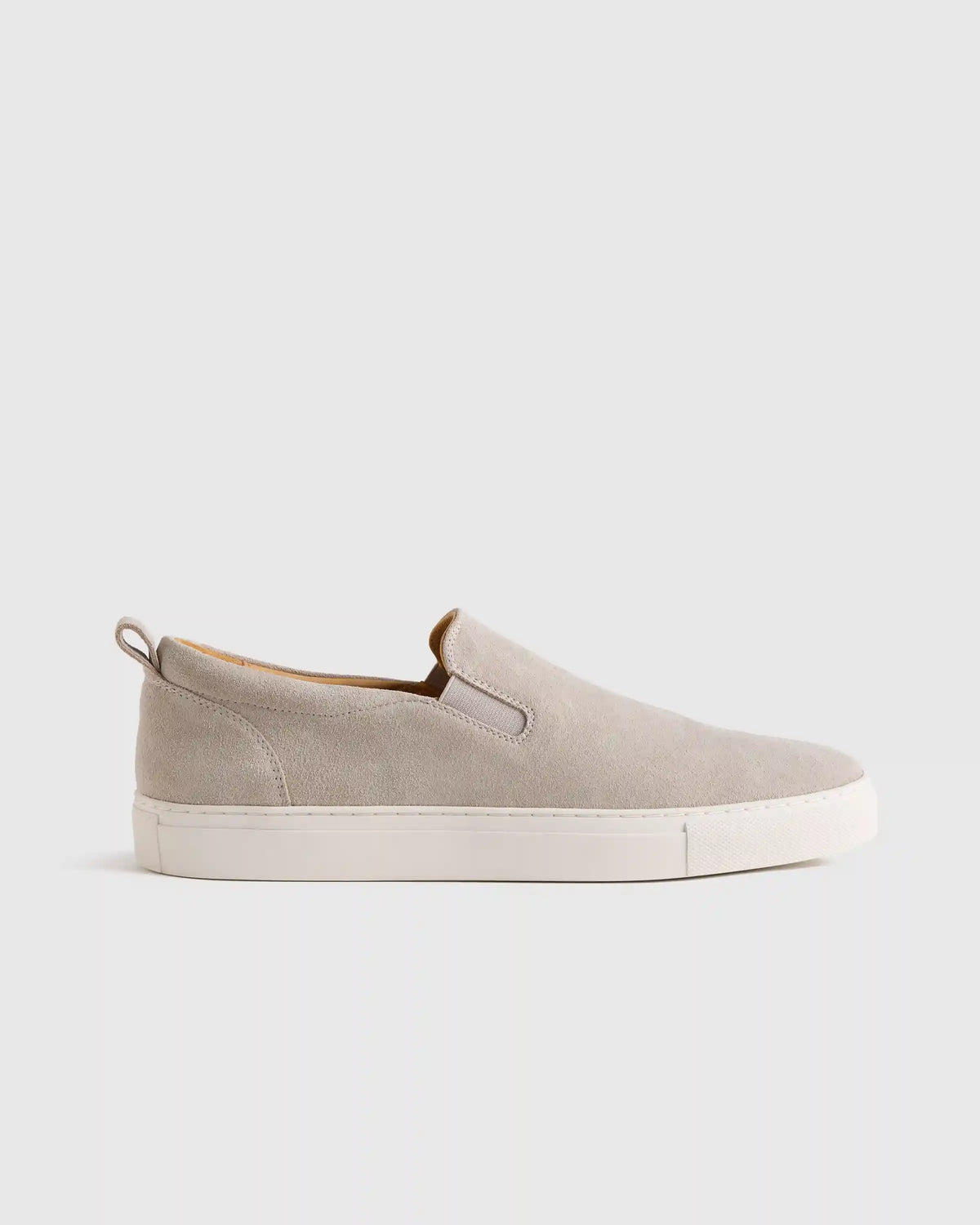 Italian Calfskin Suede Slip-On Sneaker