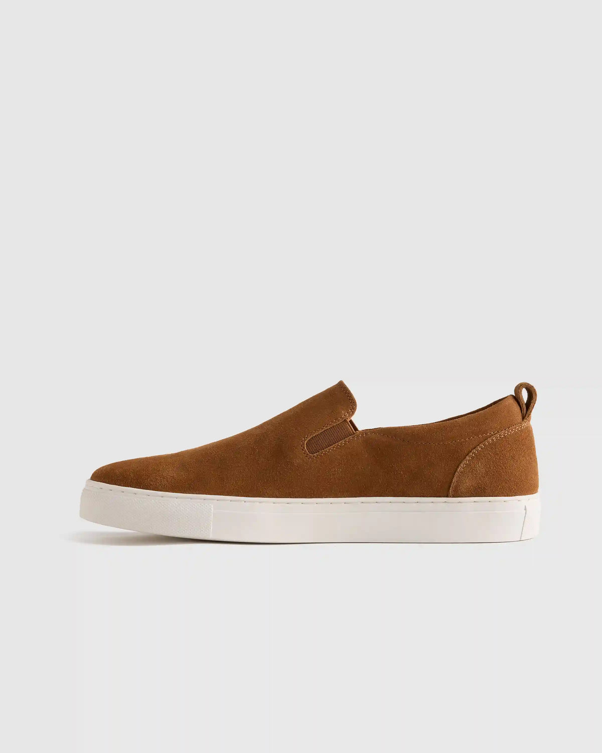Italian Calfskin Suede Slip-On Sneaker