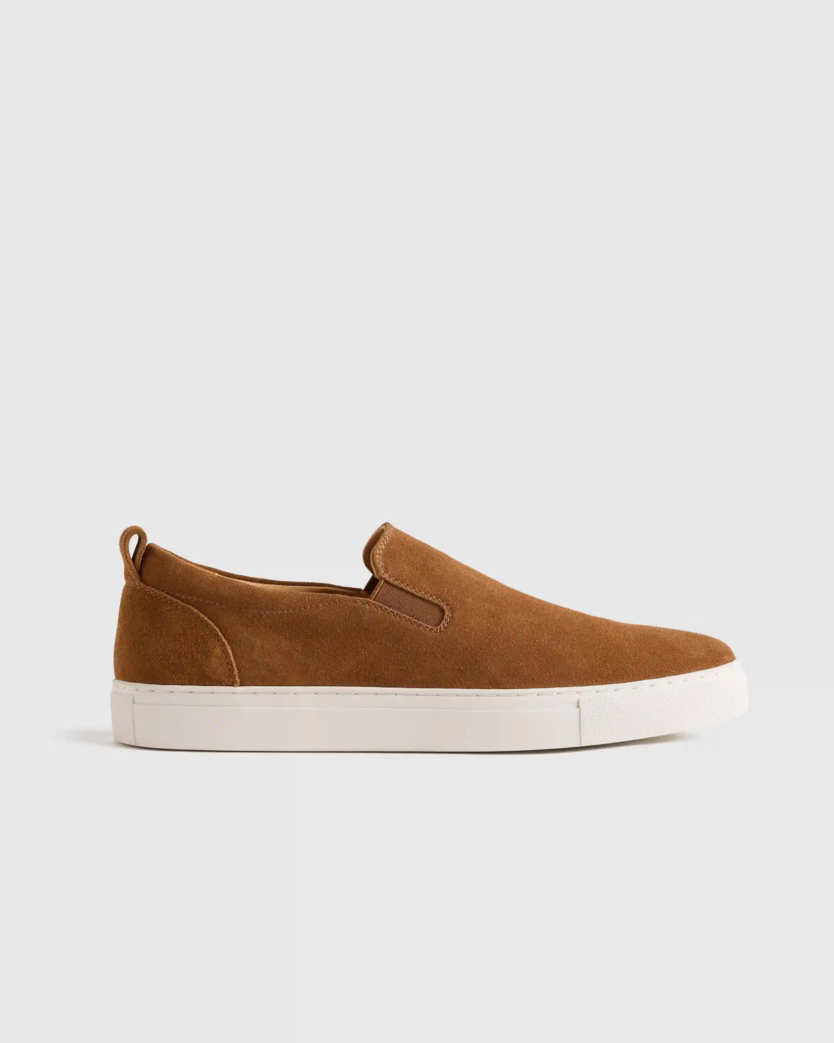 Italian Calfskin Suede Slip-On Sneaker