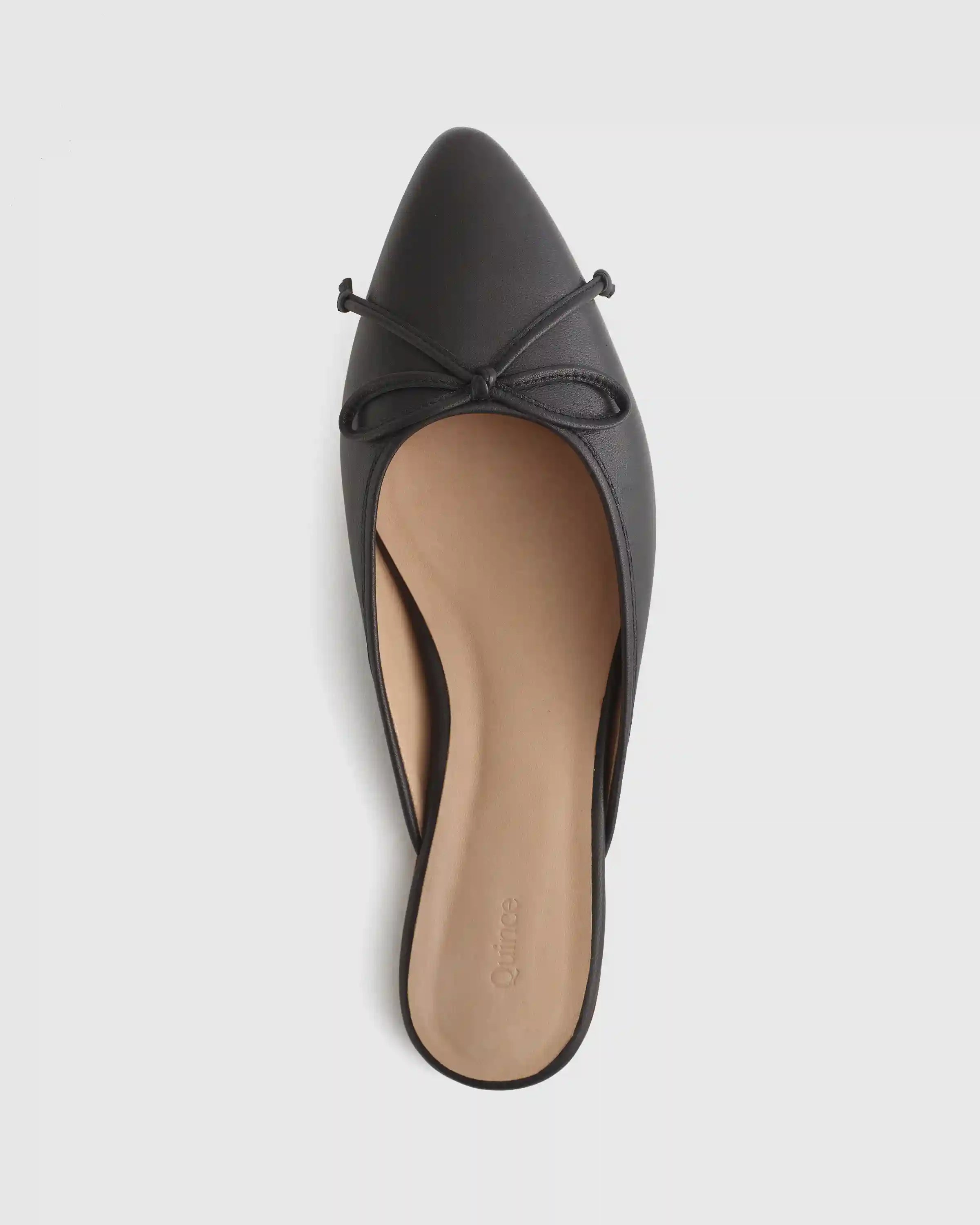 Italian Leather Pointed Mule