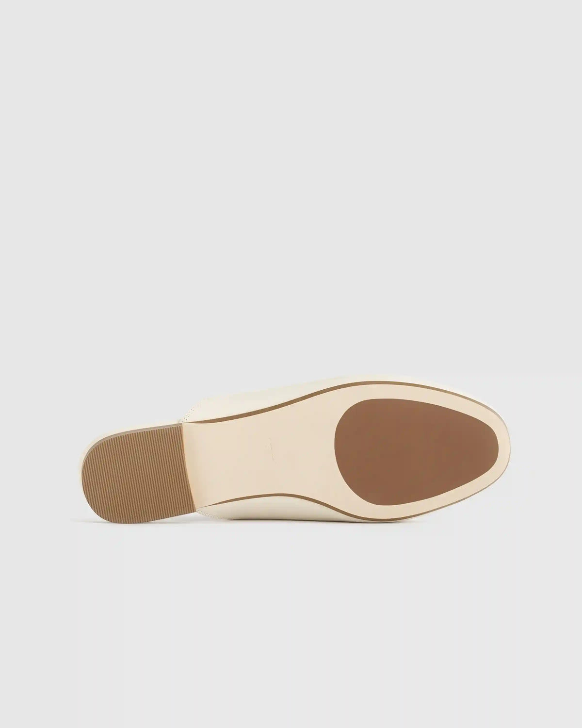 Italian Leather Horsebit Loafer Mule