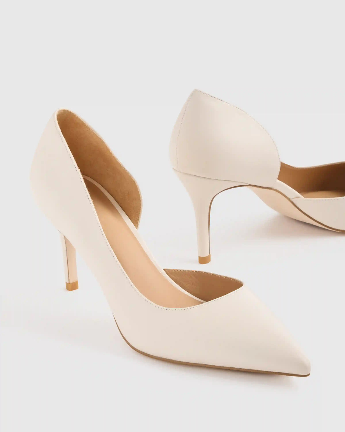 Italian Leather 75mm d'Orsay Pump