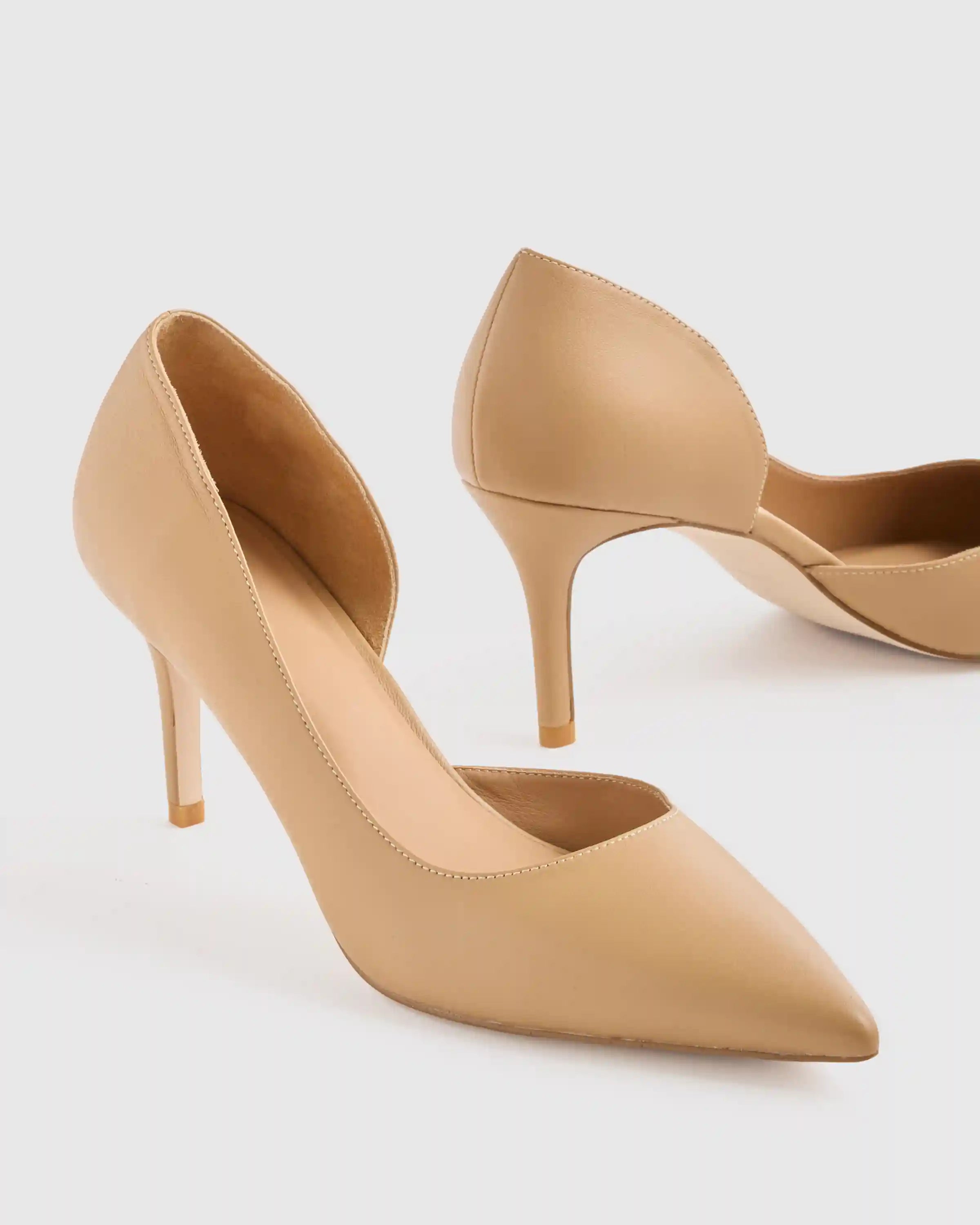 Italian Leather 75mm d'Orsay Pump
