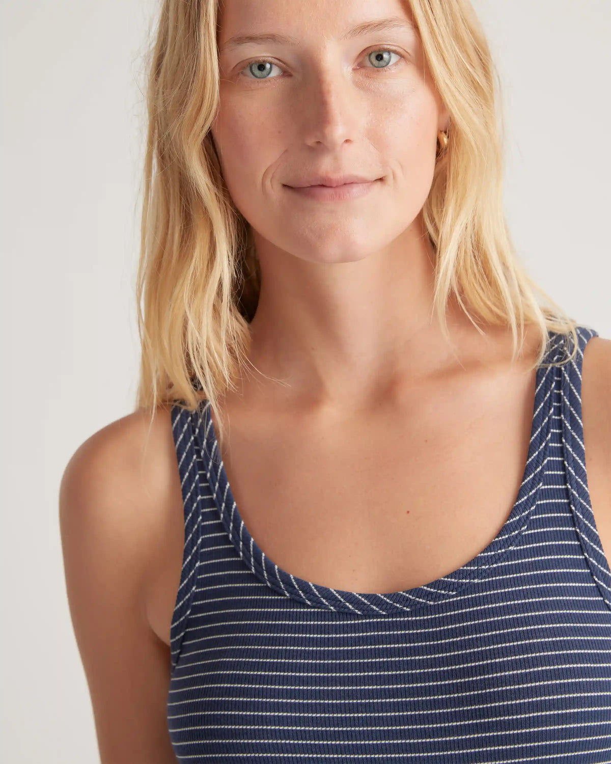 Bamboo Rib Maternity Scoop Neck Tank