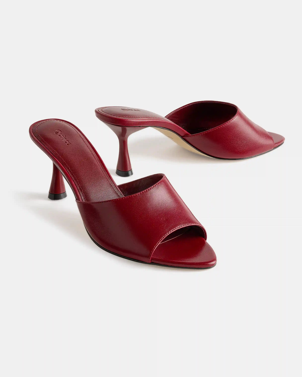 Italian Leather 65mm Stiletto Mule