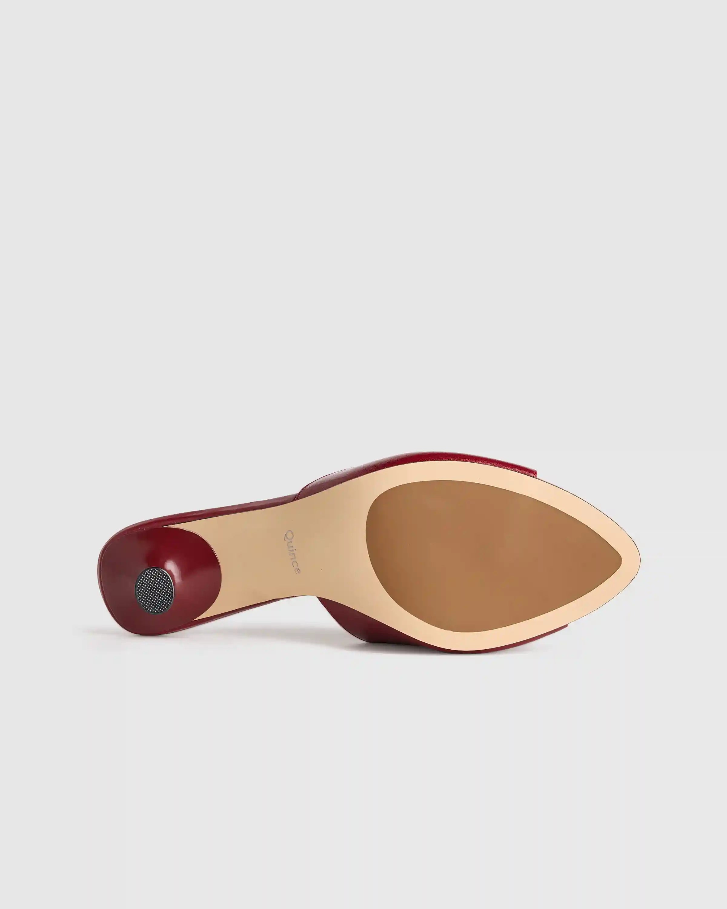 Italian Leather 65mm Stiletto Mule
